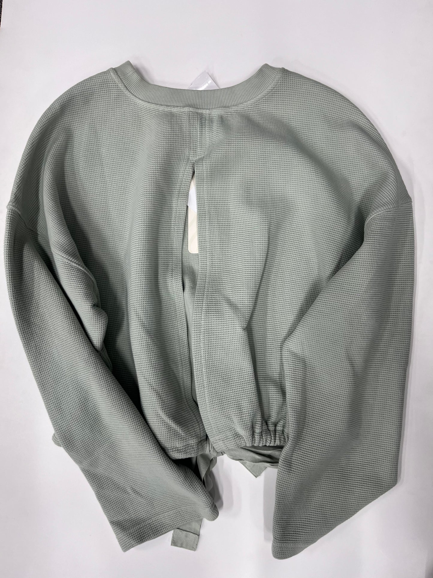 Fabletics Anna Tie-Back Sweatshirt Mint NWT Size S