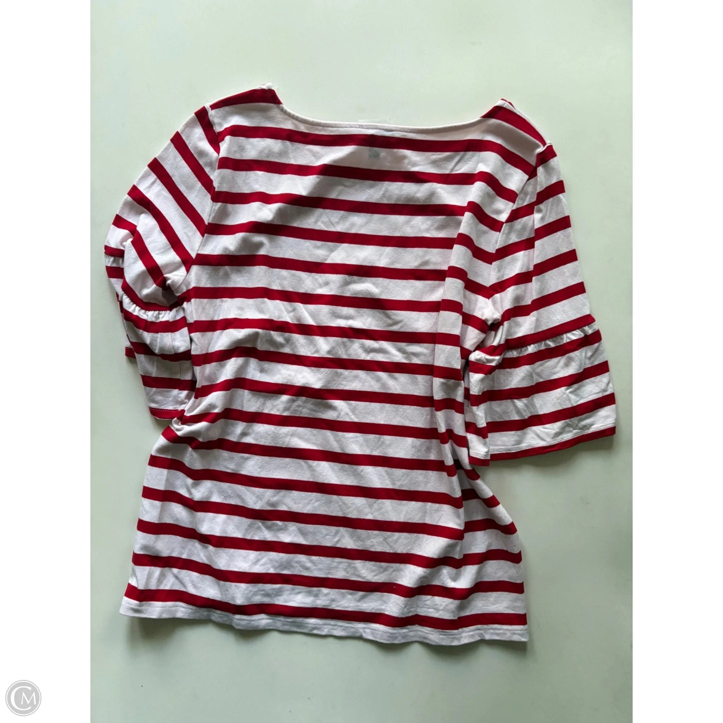 Top Long Sleeve By Talbots O In Striped, Size: M