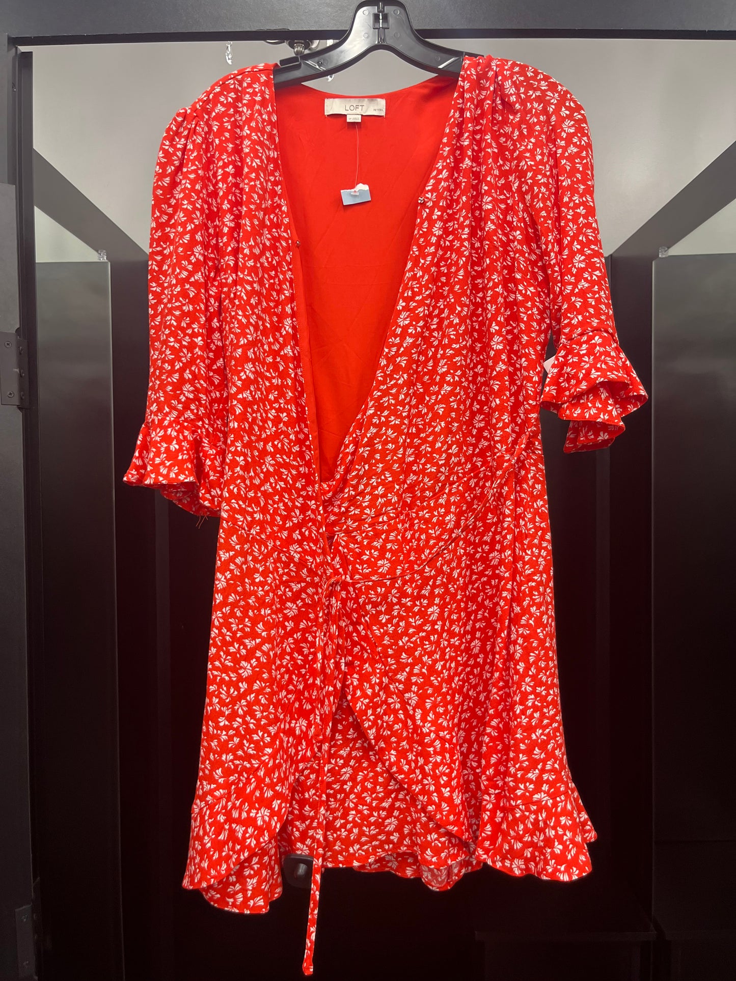 Orange Dress Work Loft, Size Petite Small