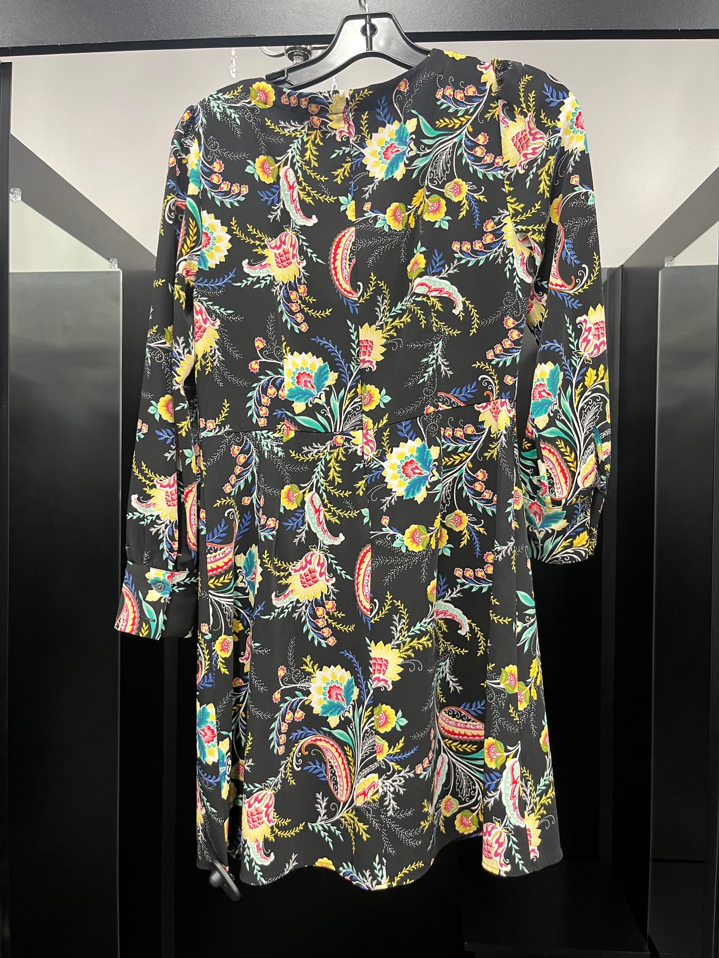 Floral Dress Work Loft O, Size Petite Small