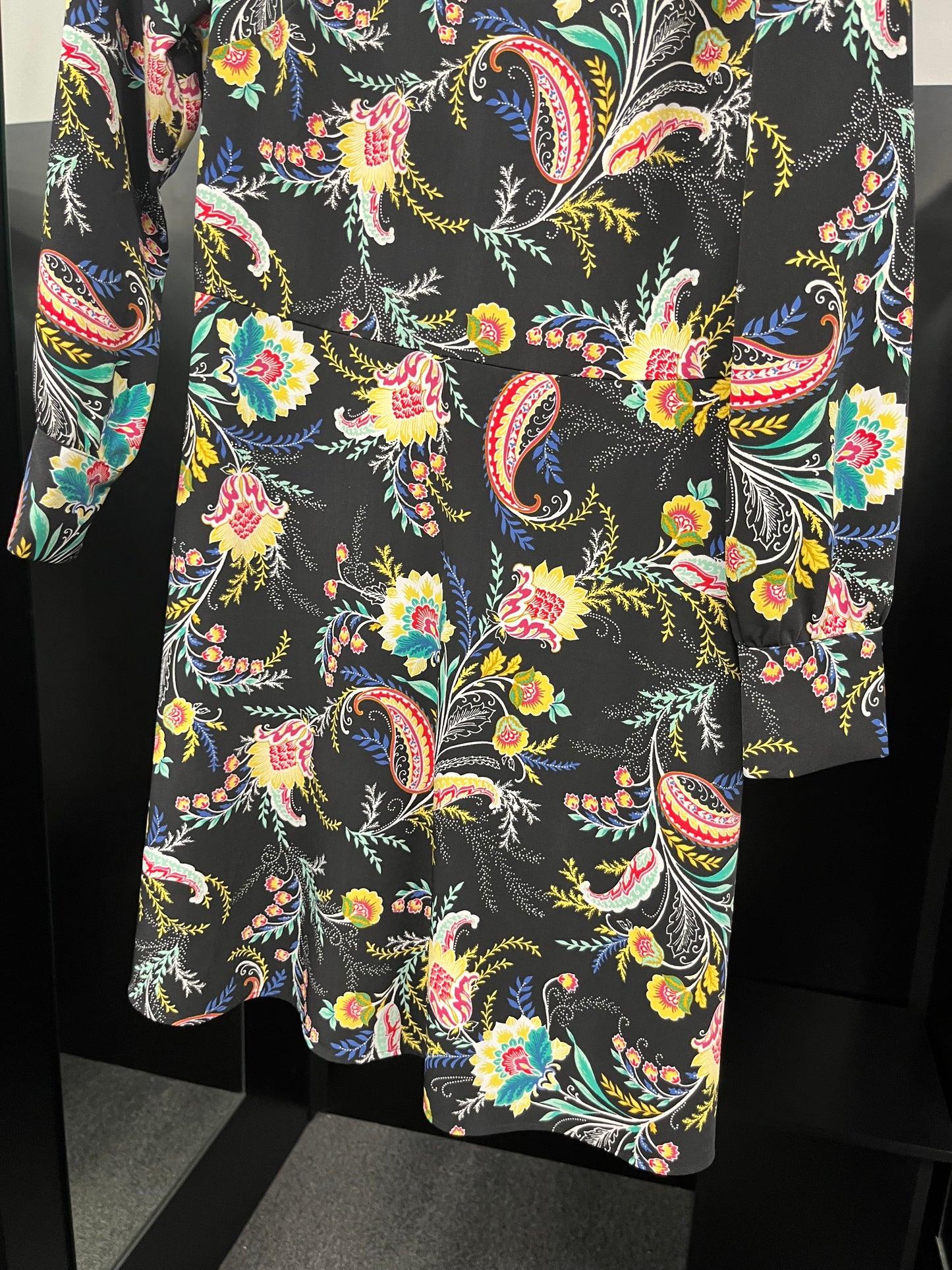 Floral Dress Work Loft O, Size Petite Small