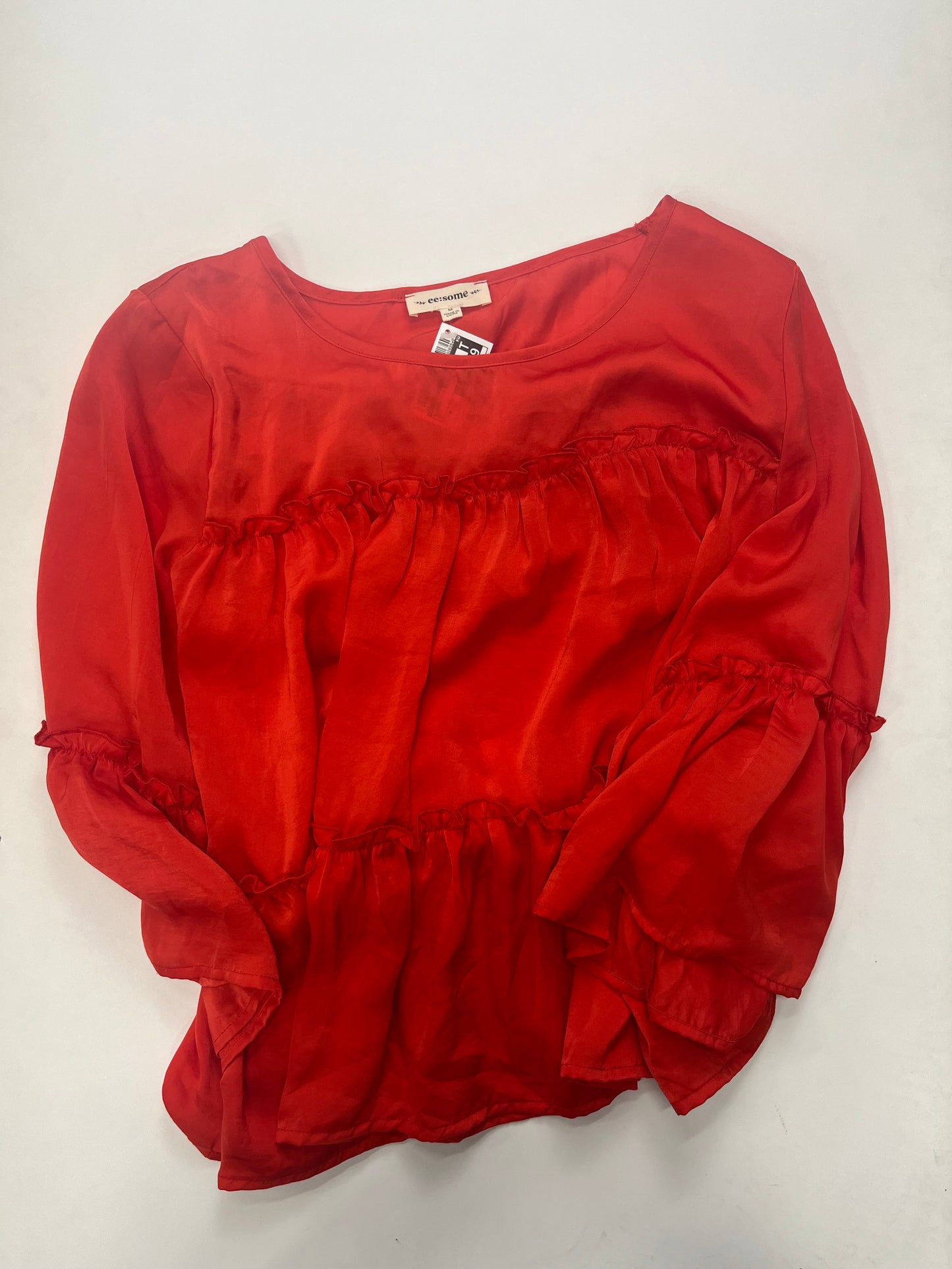 Blouse 3/4 Sleeve By Ee Some Size: M