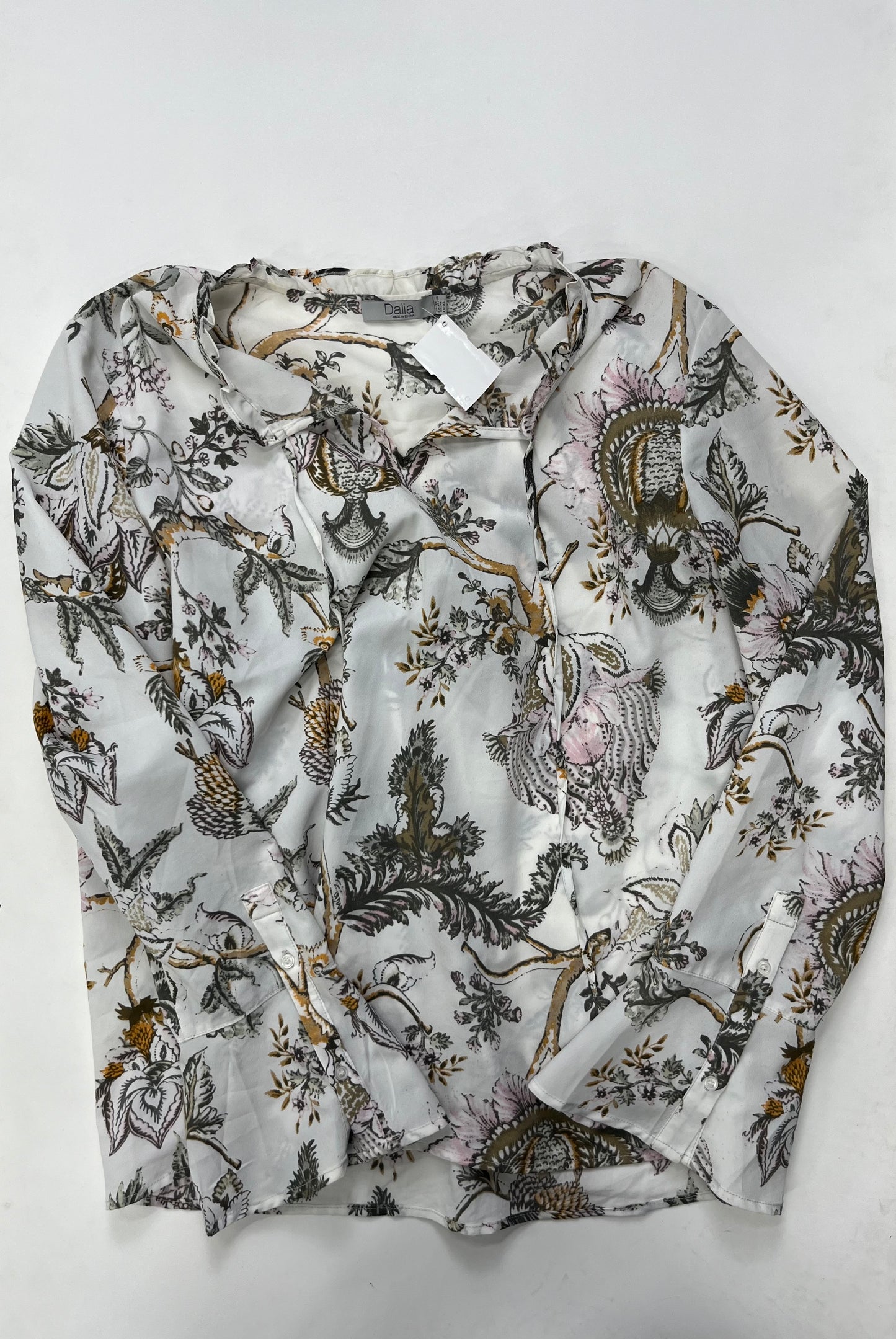 Blouse Long Sleeve By Dalia Size: Xl