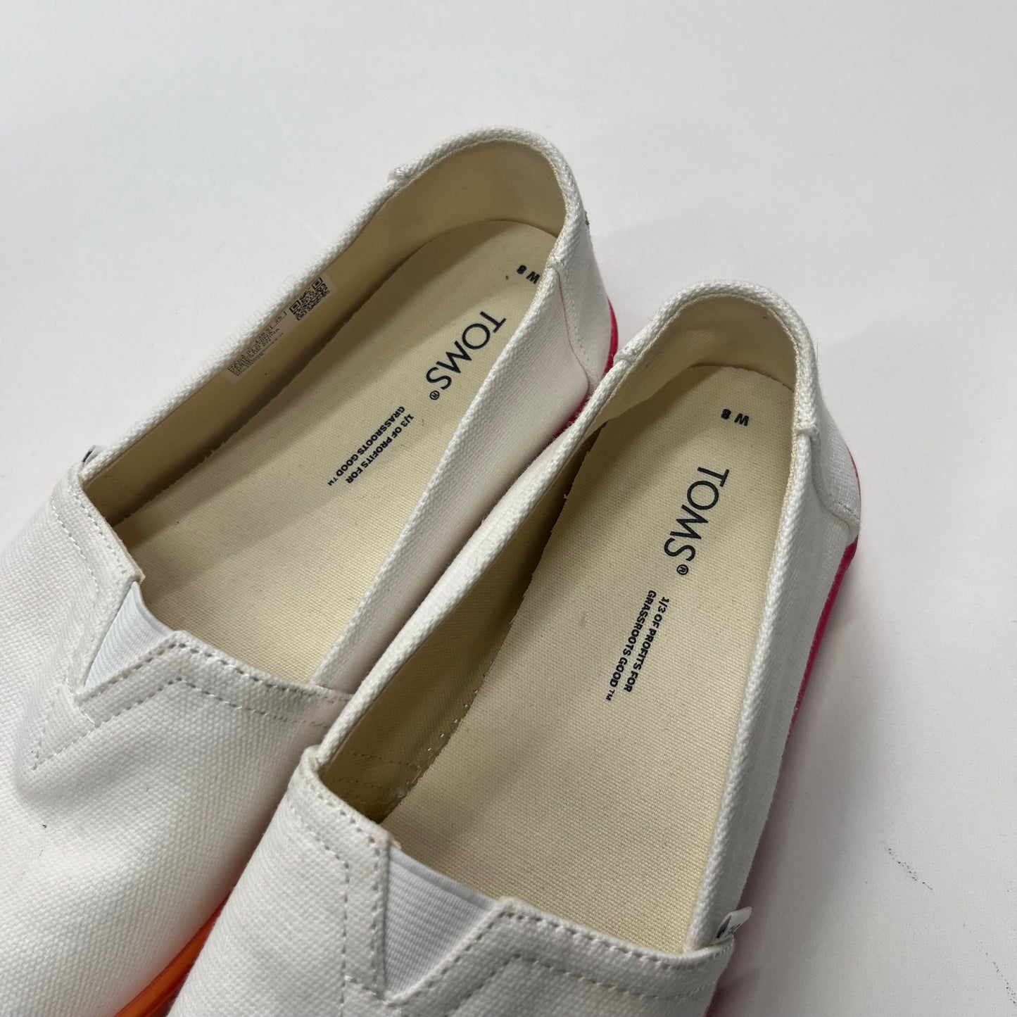 Shoes Flats Loafer Oxford By Toms Size: 8