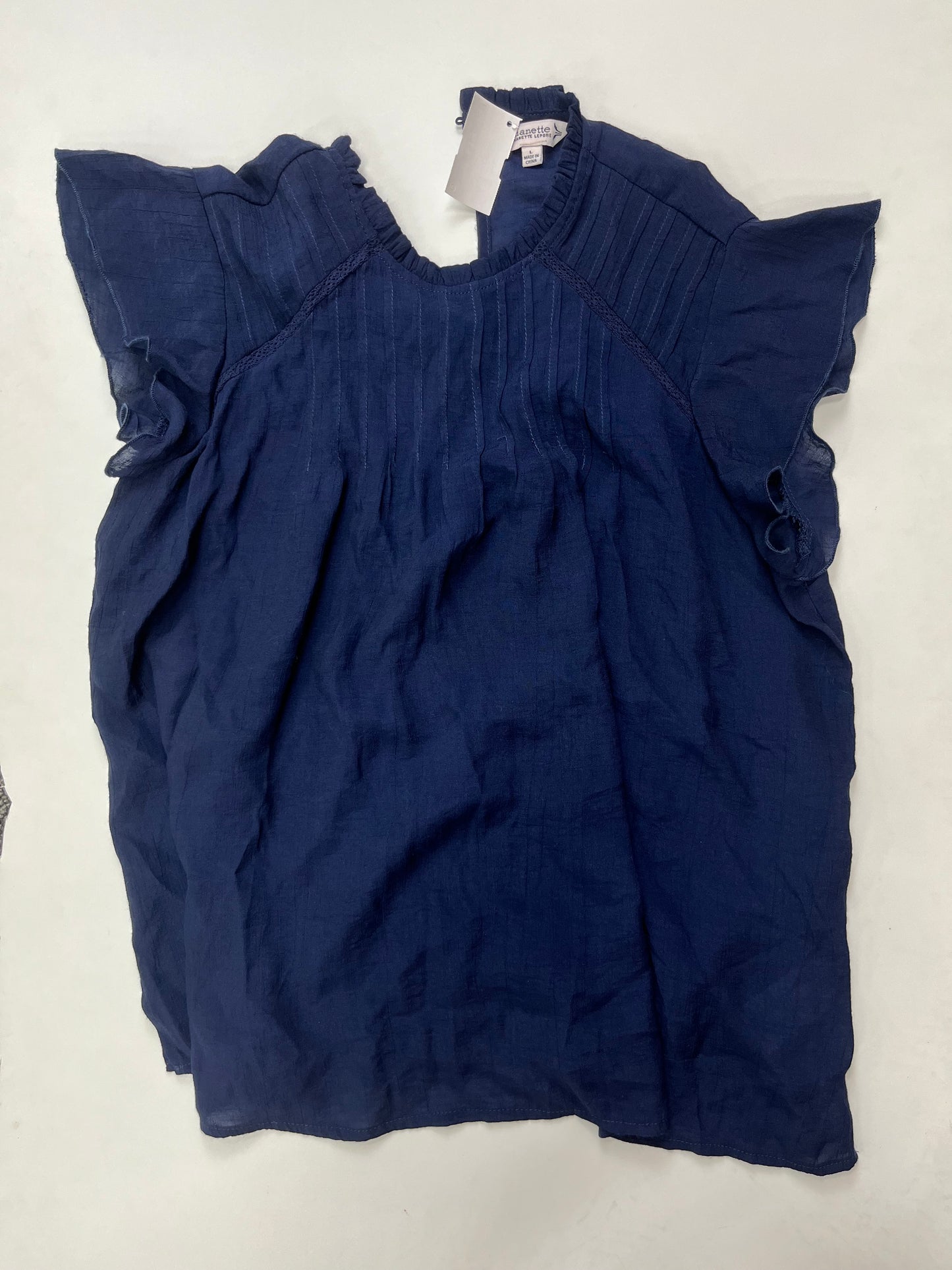Blouse Short Sleeve By Nanette Lepore Size: L