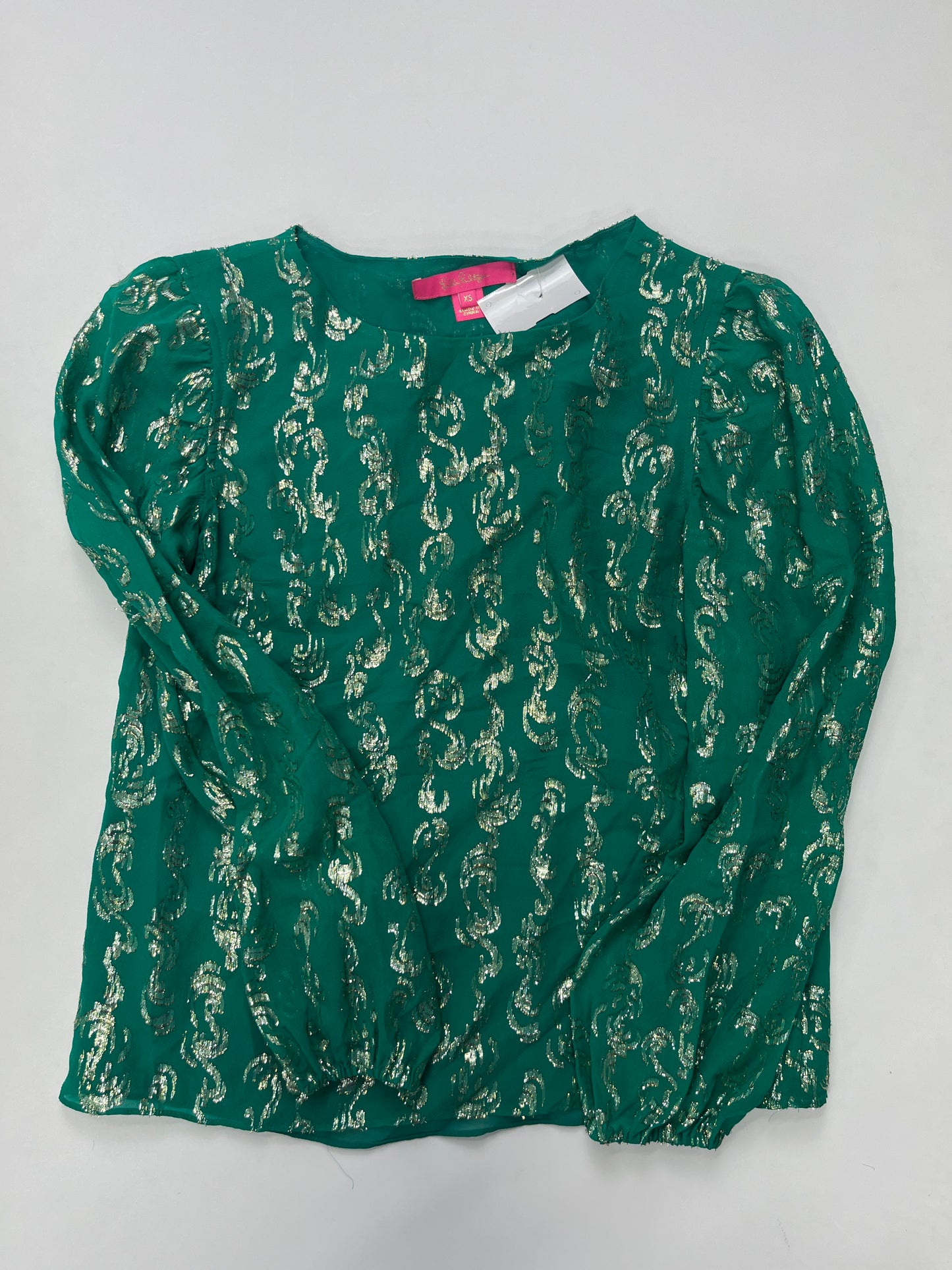 Blouse Long Sleeve By Lilly Pulitzer Size: Xs