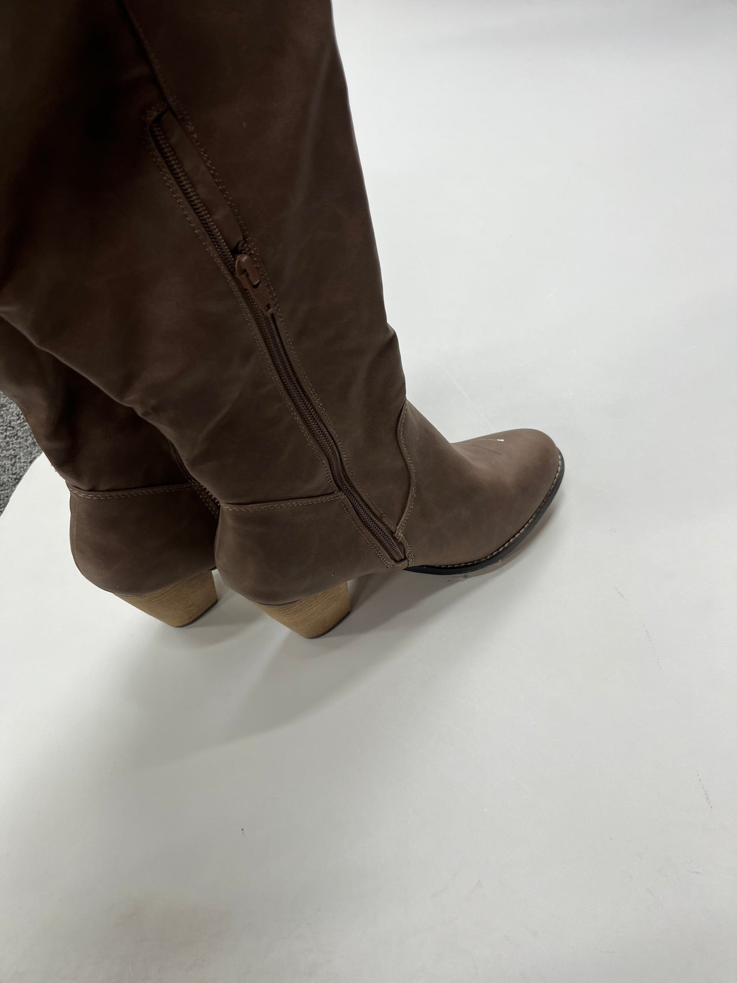 Boots Knee Heels By Cato Size: 9