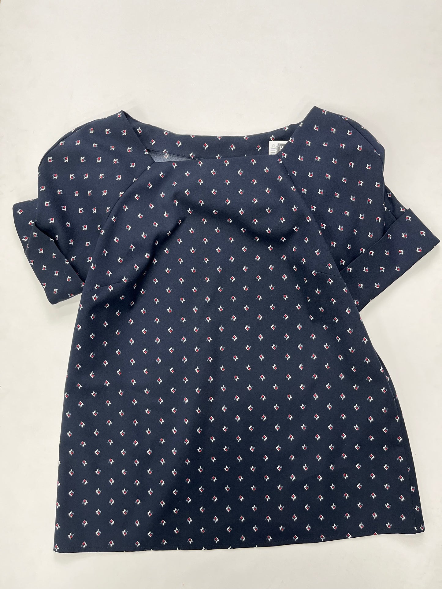 Blouse Short Sleeve By Brooks Brothers Size: Xs
