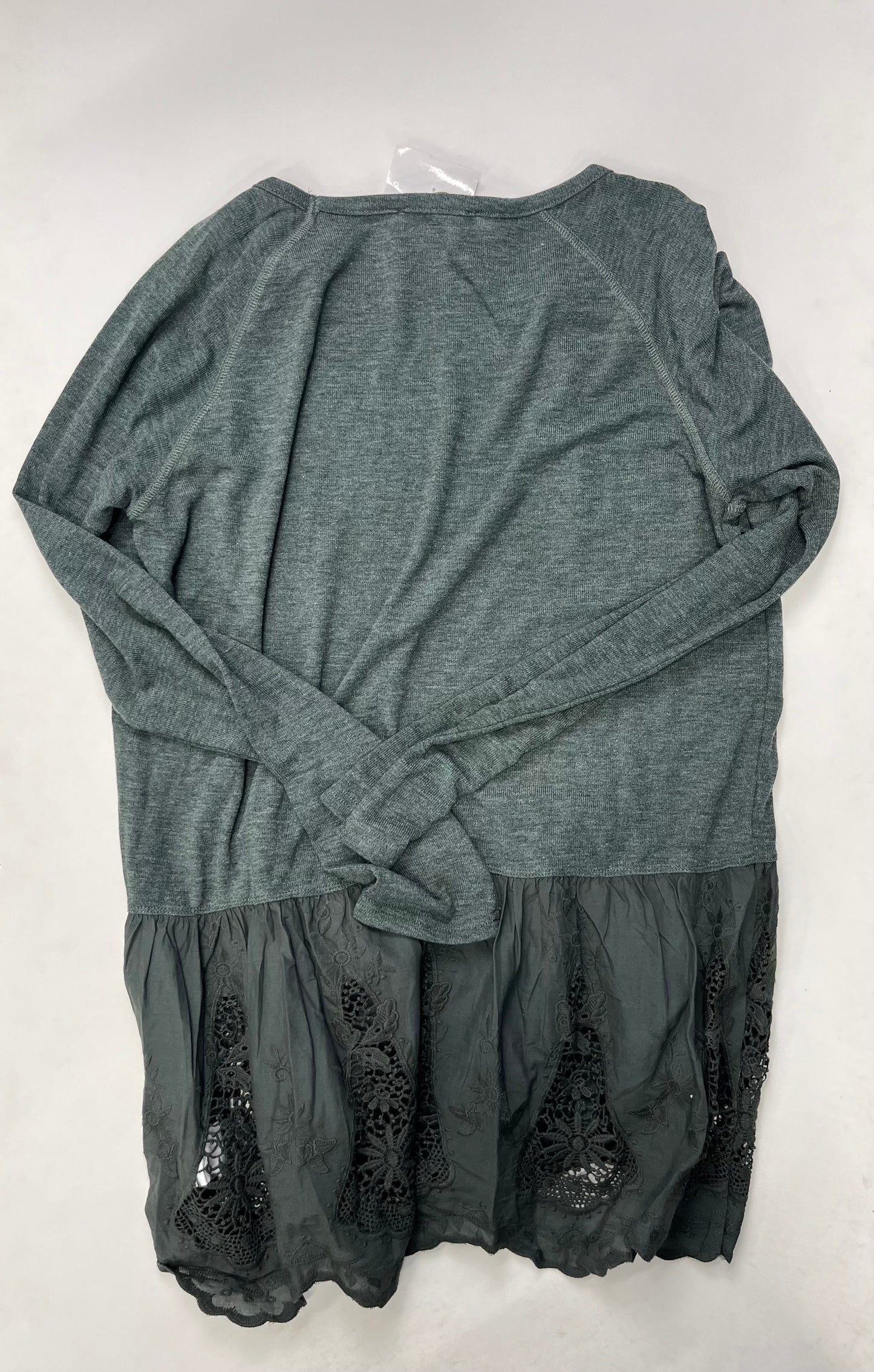 Green Top Long Sleeve Suzanne Betro, Size Xl