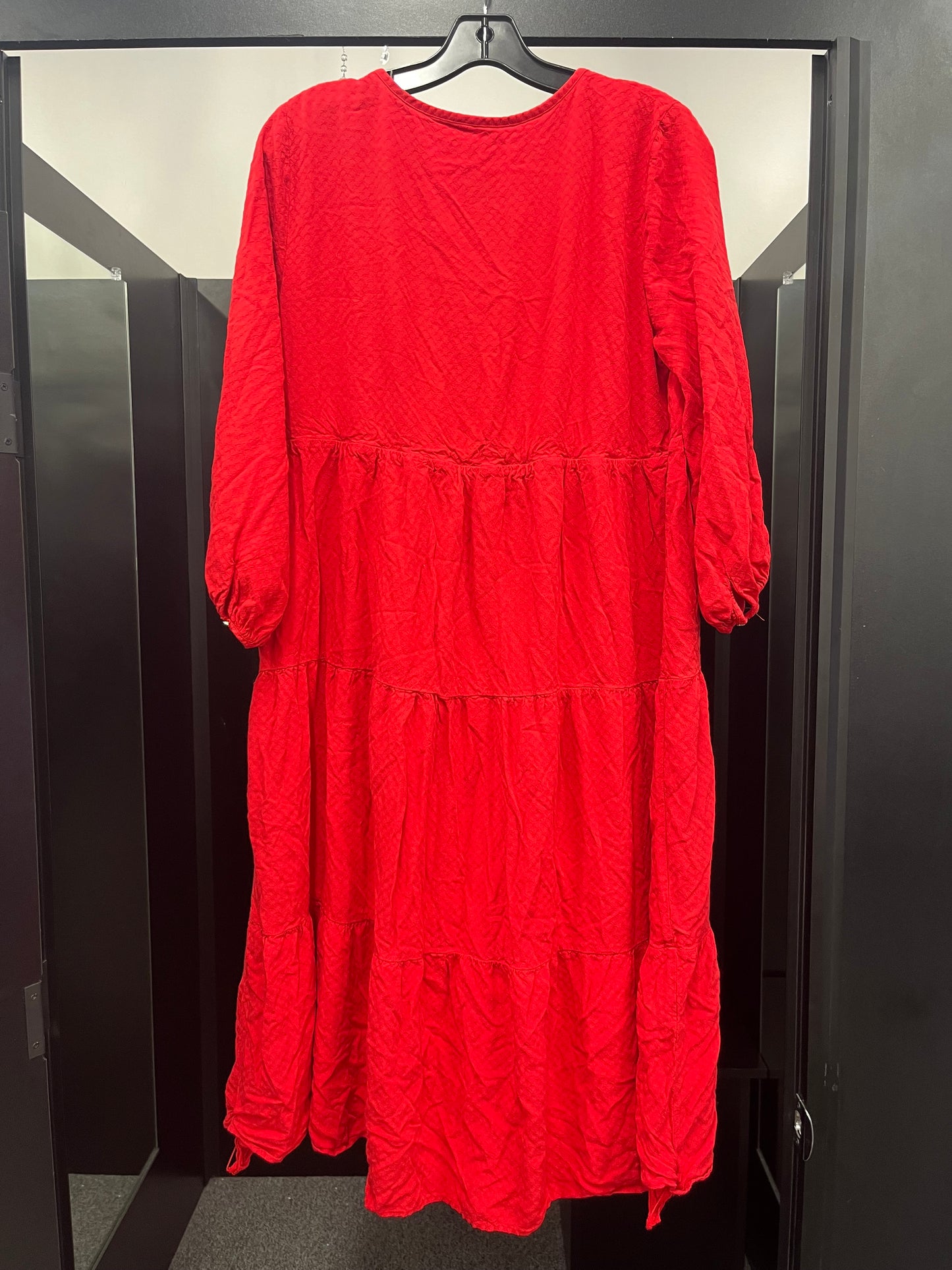 Red Dress Casual Maxi Loft, Size L