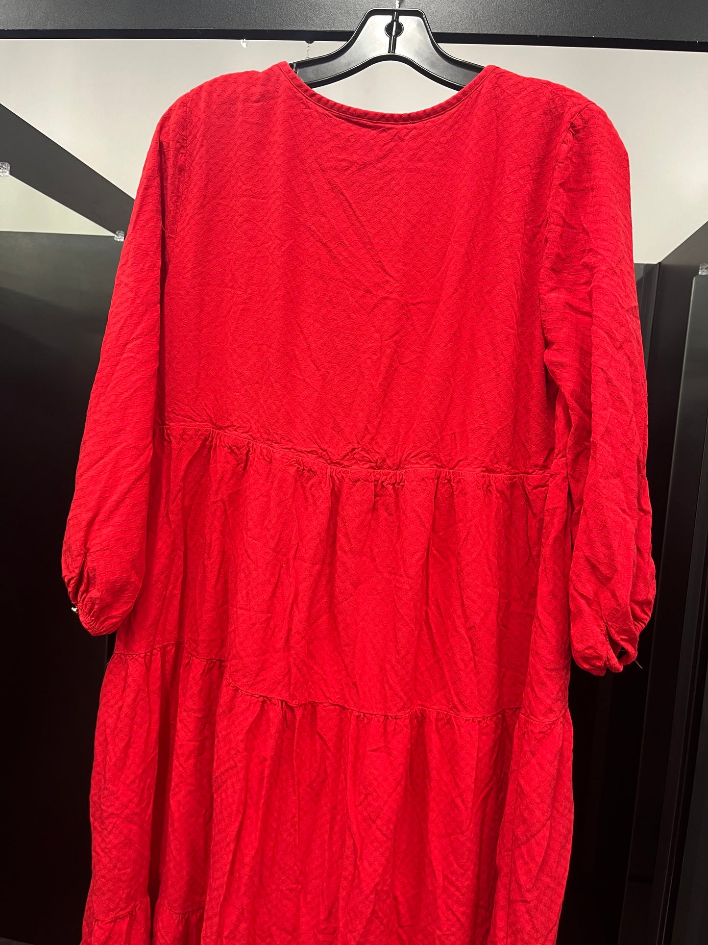 Red Dress Casual Maxi Loft, Size L