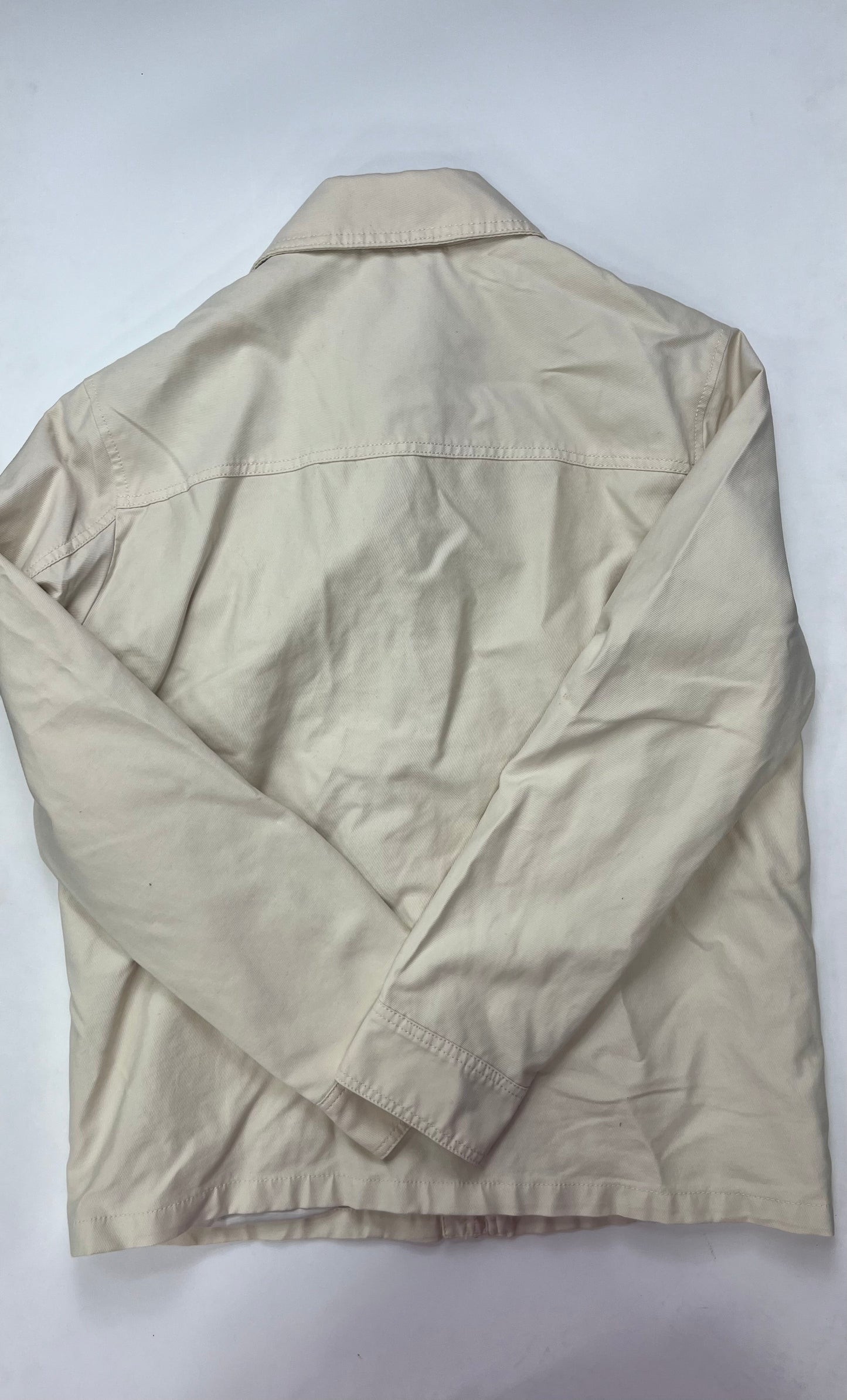 Cream Jacket Denim H&m, Size M