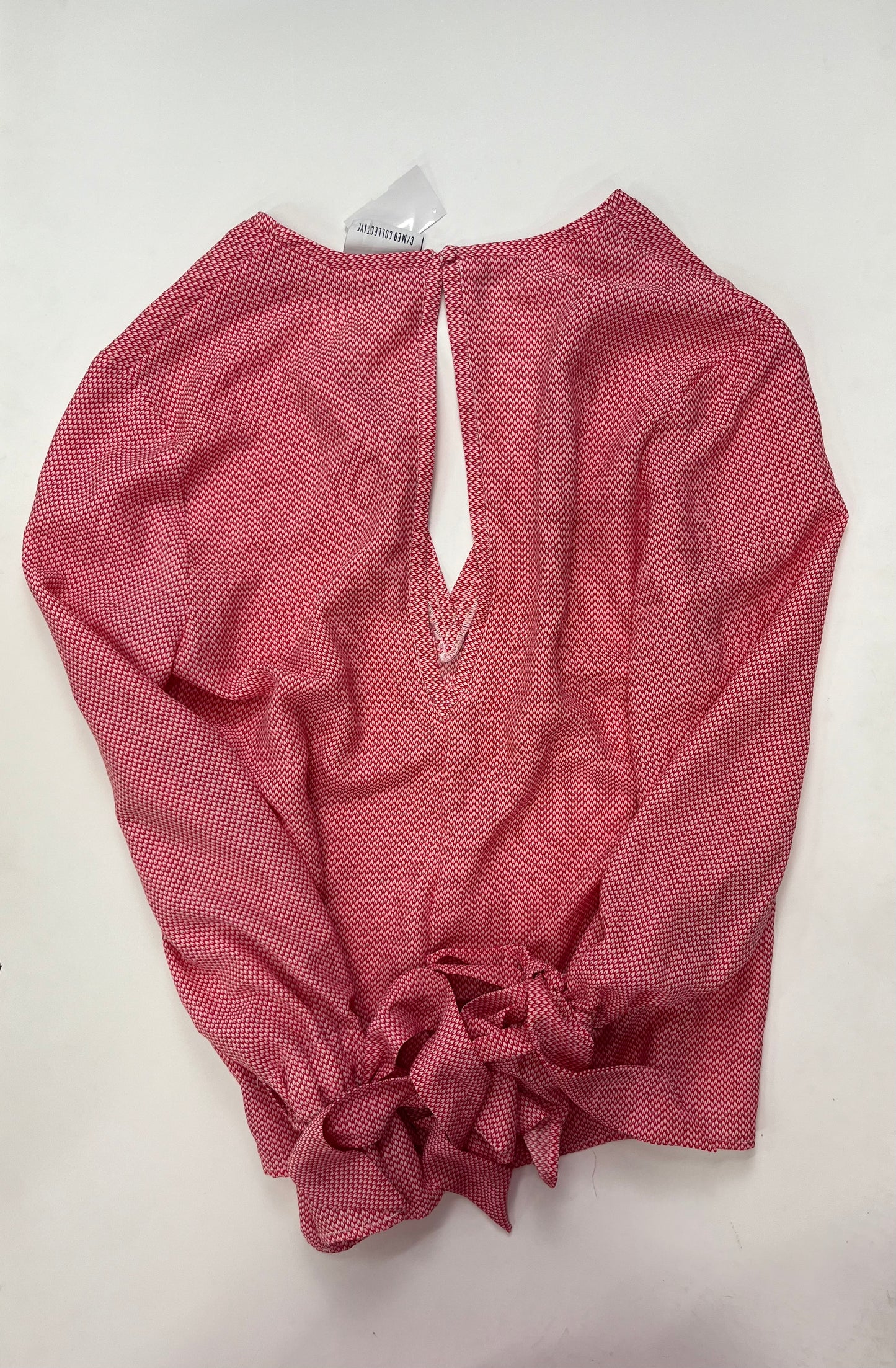 Red Top Long Sleeve C/Meo Collection, Size L