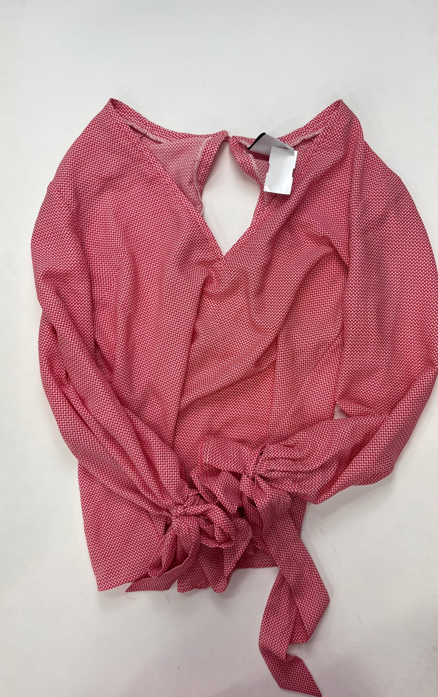 Red Top Long Sleeve C/Meo Collection, Size L