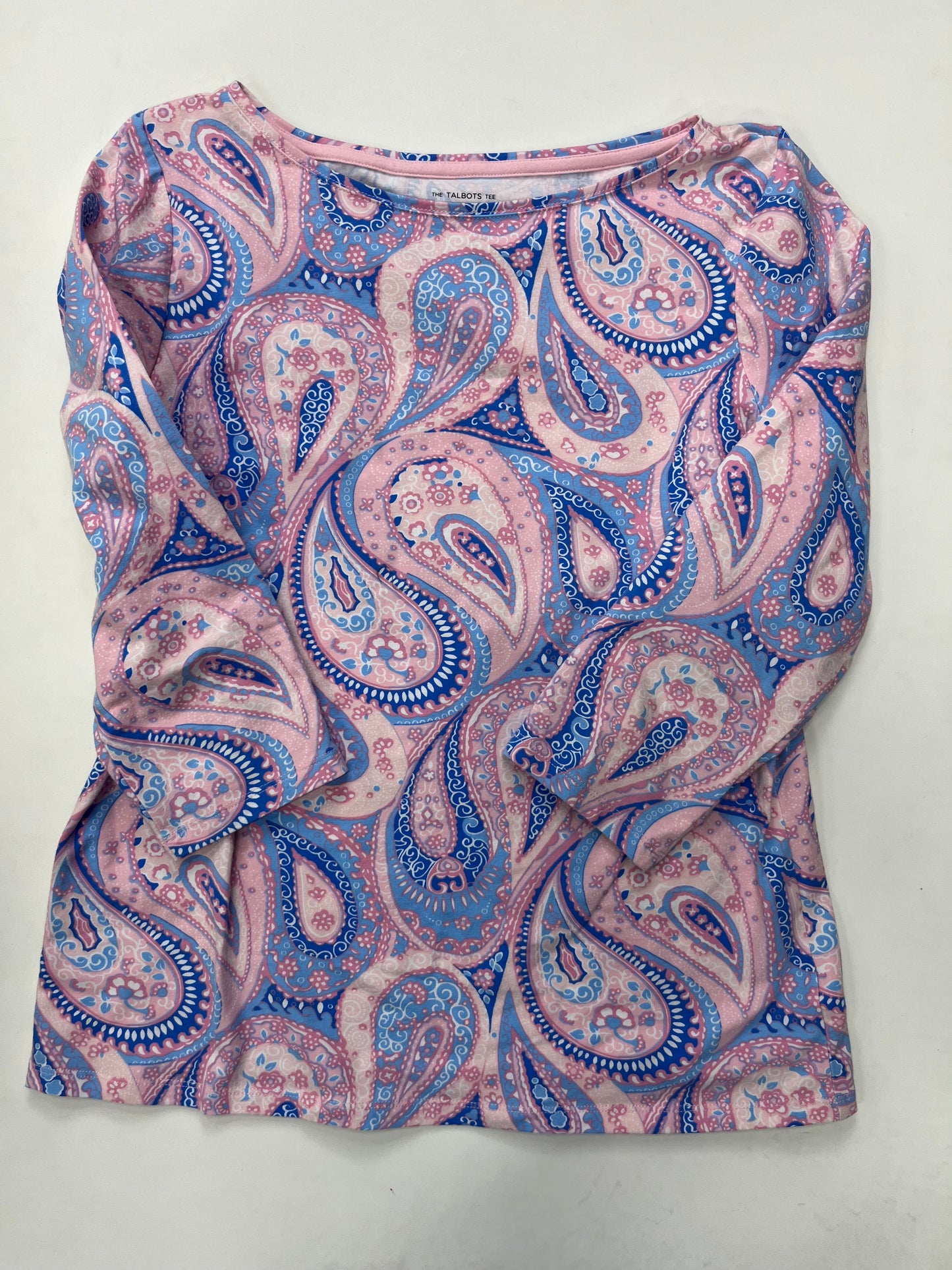 Pink Top Long Sleeve Talbots, Size Petite Medium