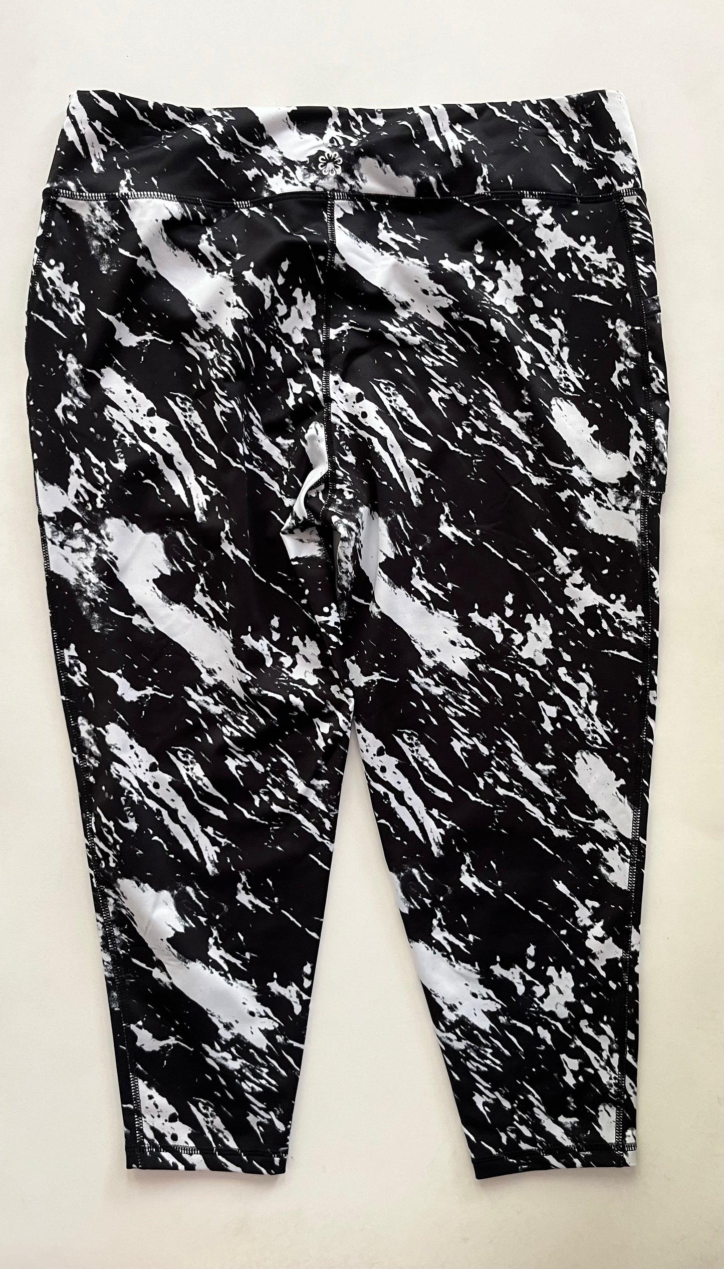 Athletic Leggings By Pro Player In Black, Size: 2x