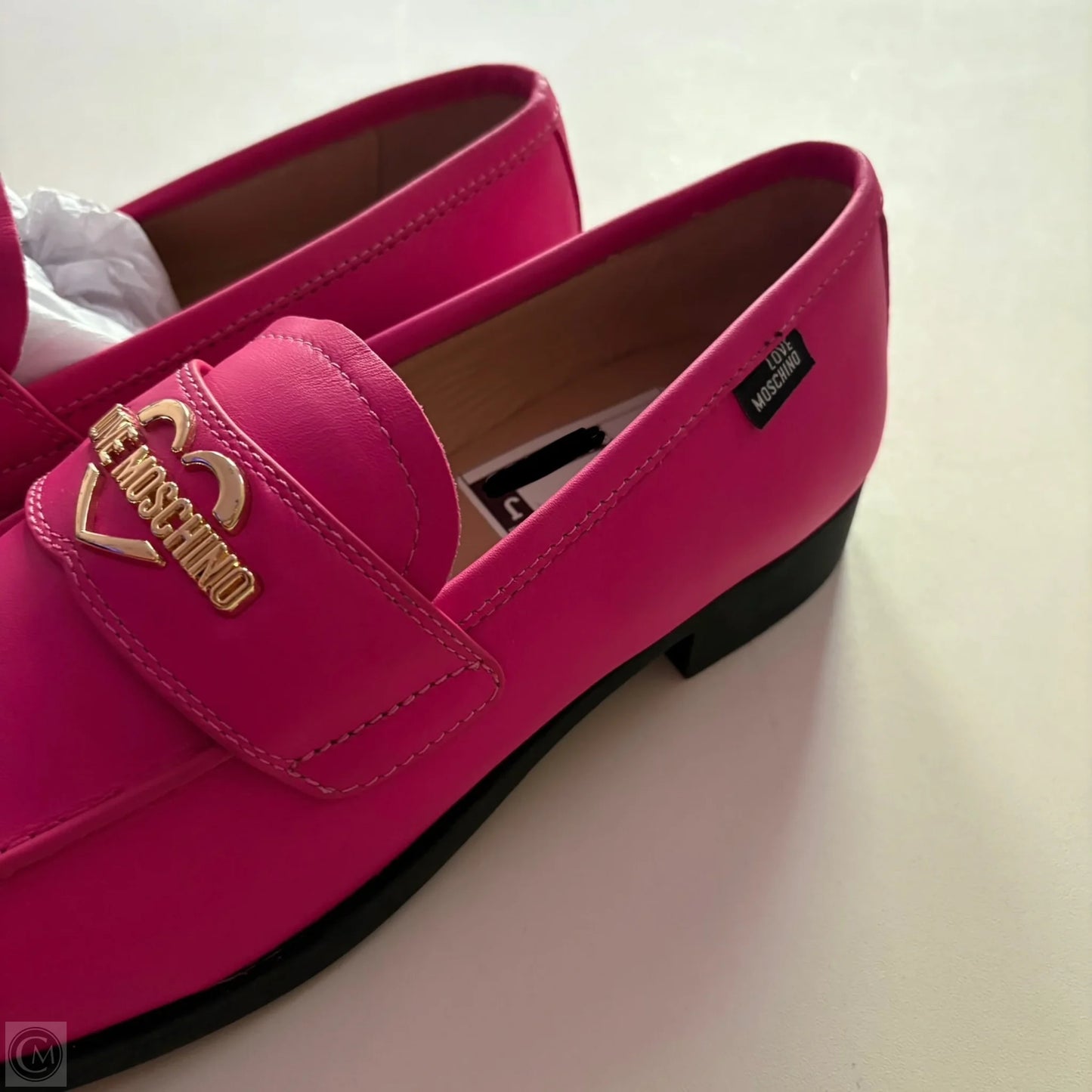 Shoes Flats By Love Moschino In Hot Pink, Size: 9.5
