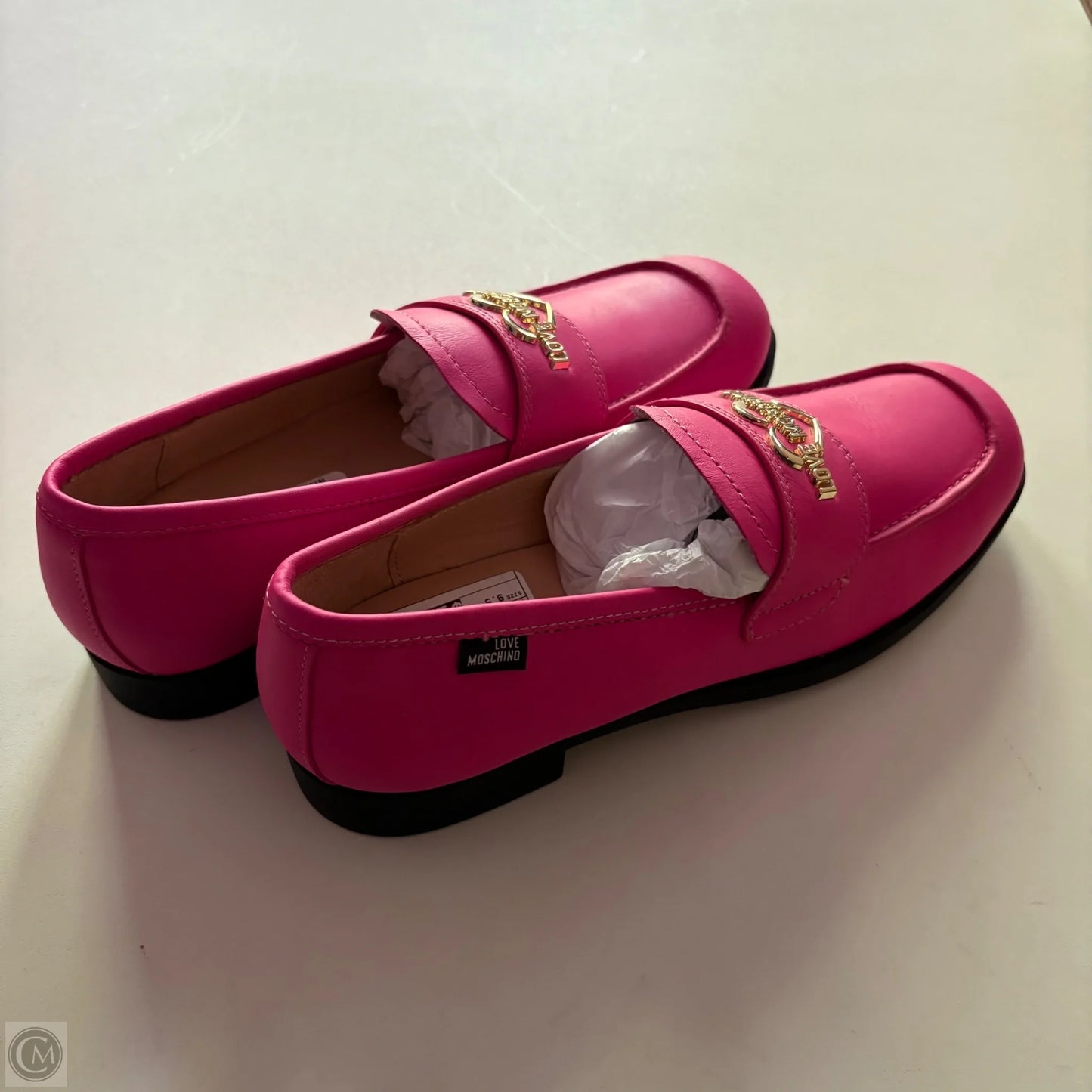 Shoes Flats By Love Moschino In Hot Pink, Size: 9.5