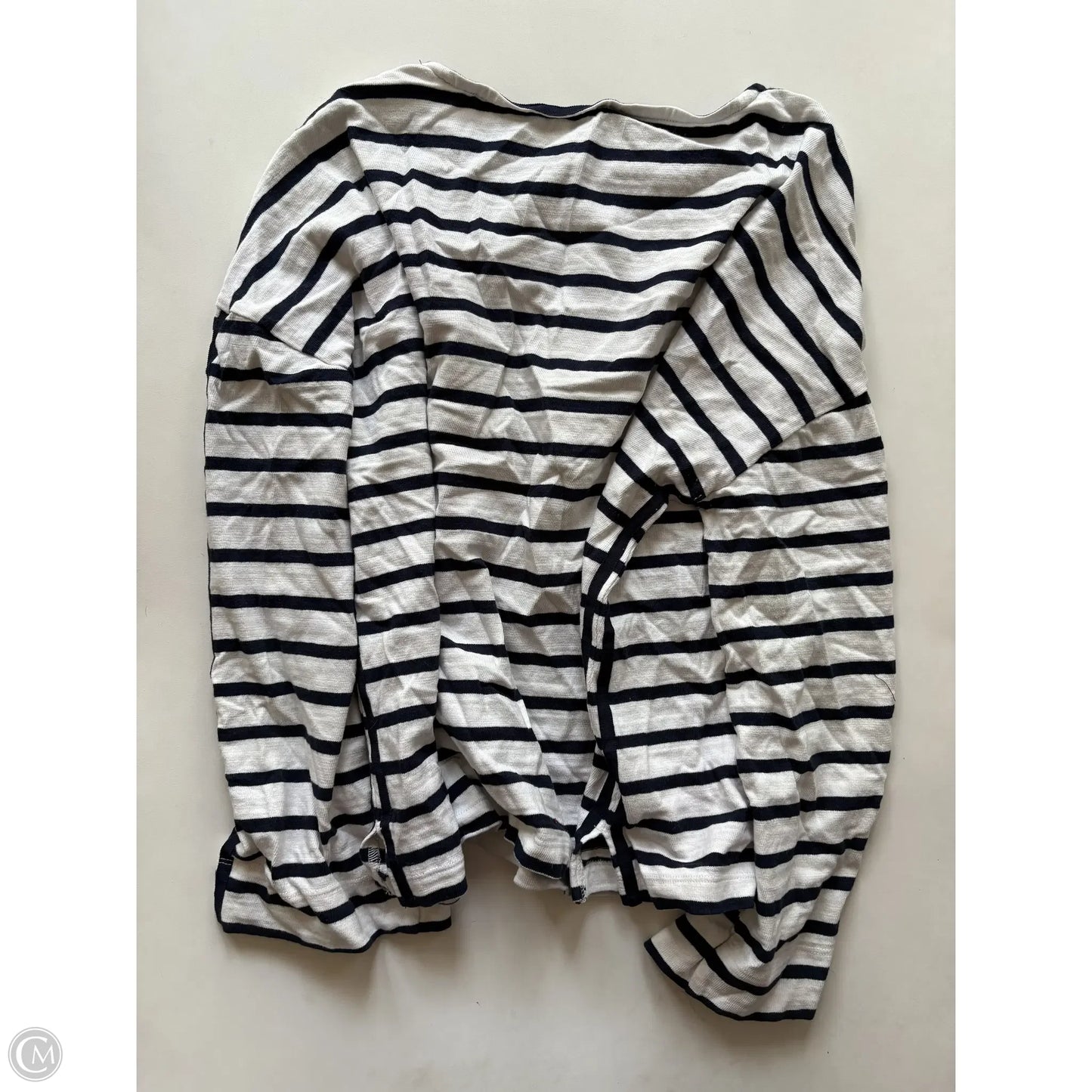 Top Long Sleeve By Loft In Striped Pattern, Size: 2x