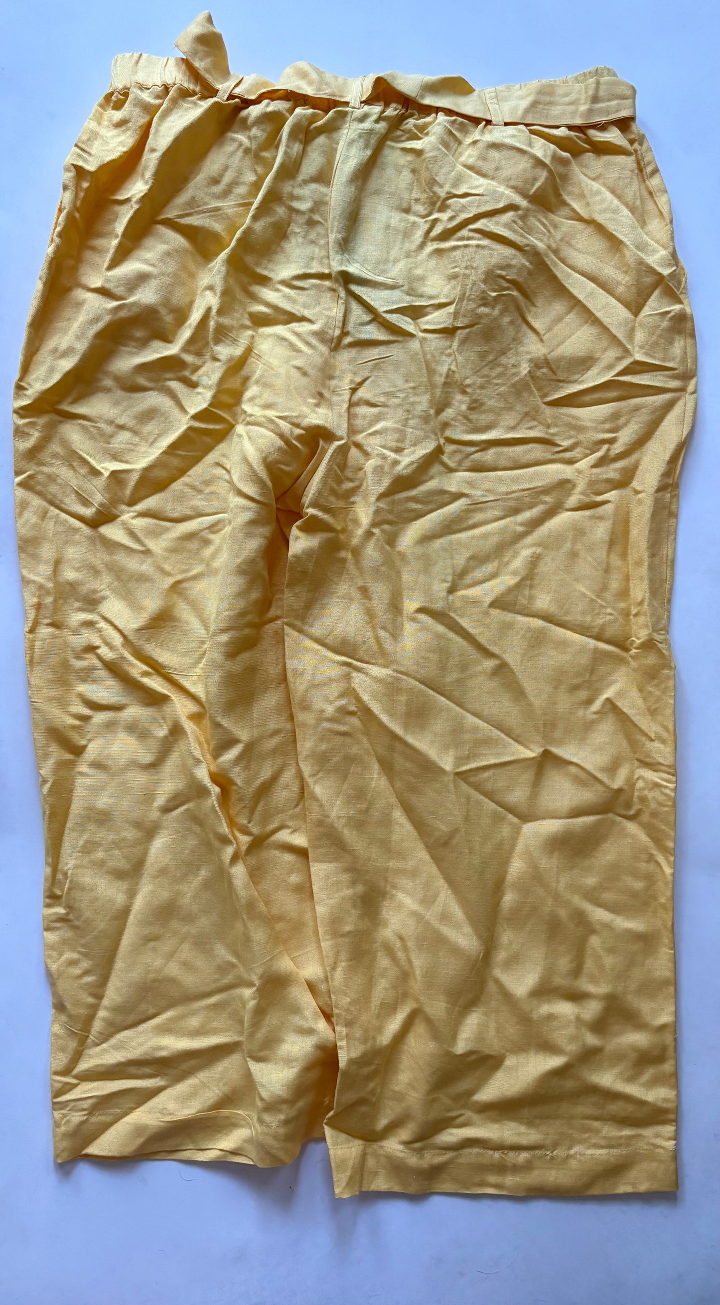 Pants Linen By Passport In Yellow, Size: 16