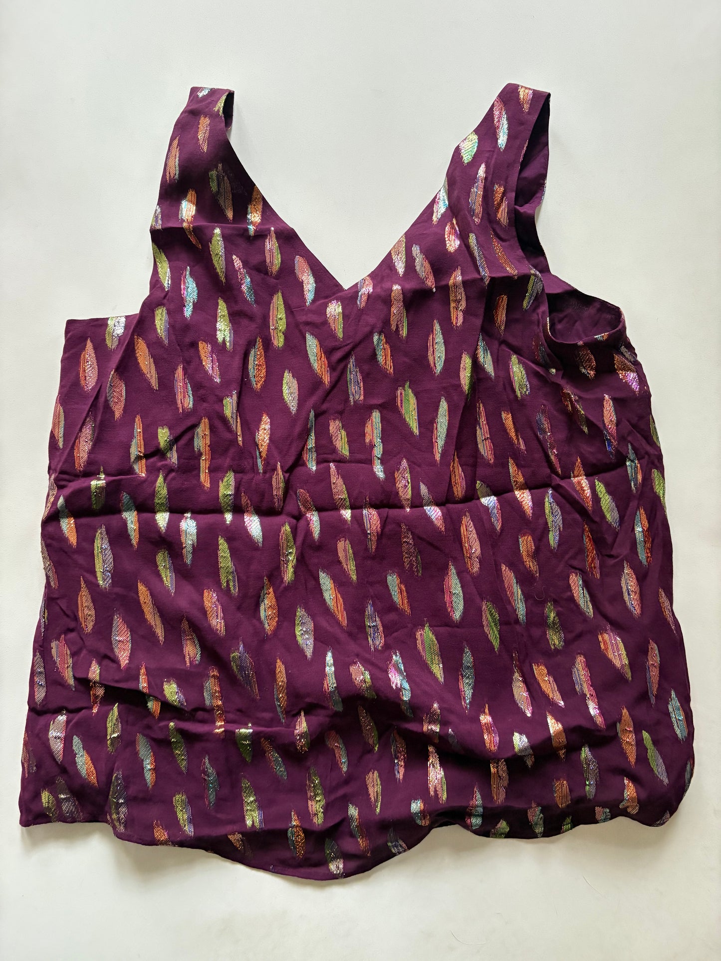 Blouse Sleeveless By Lilly Pulitzer In Purple, Size: L