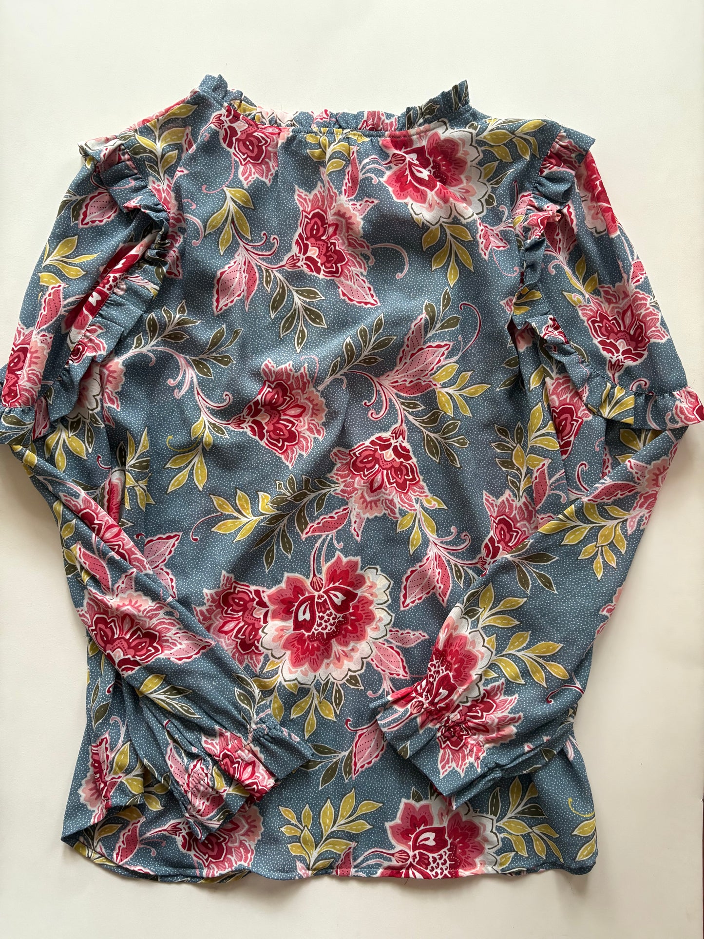 Blouse Long Sleeve By Loft Size: L