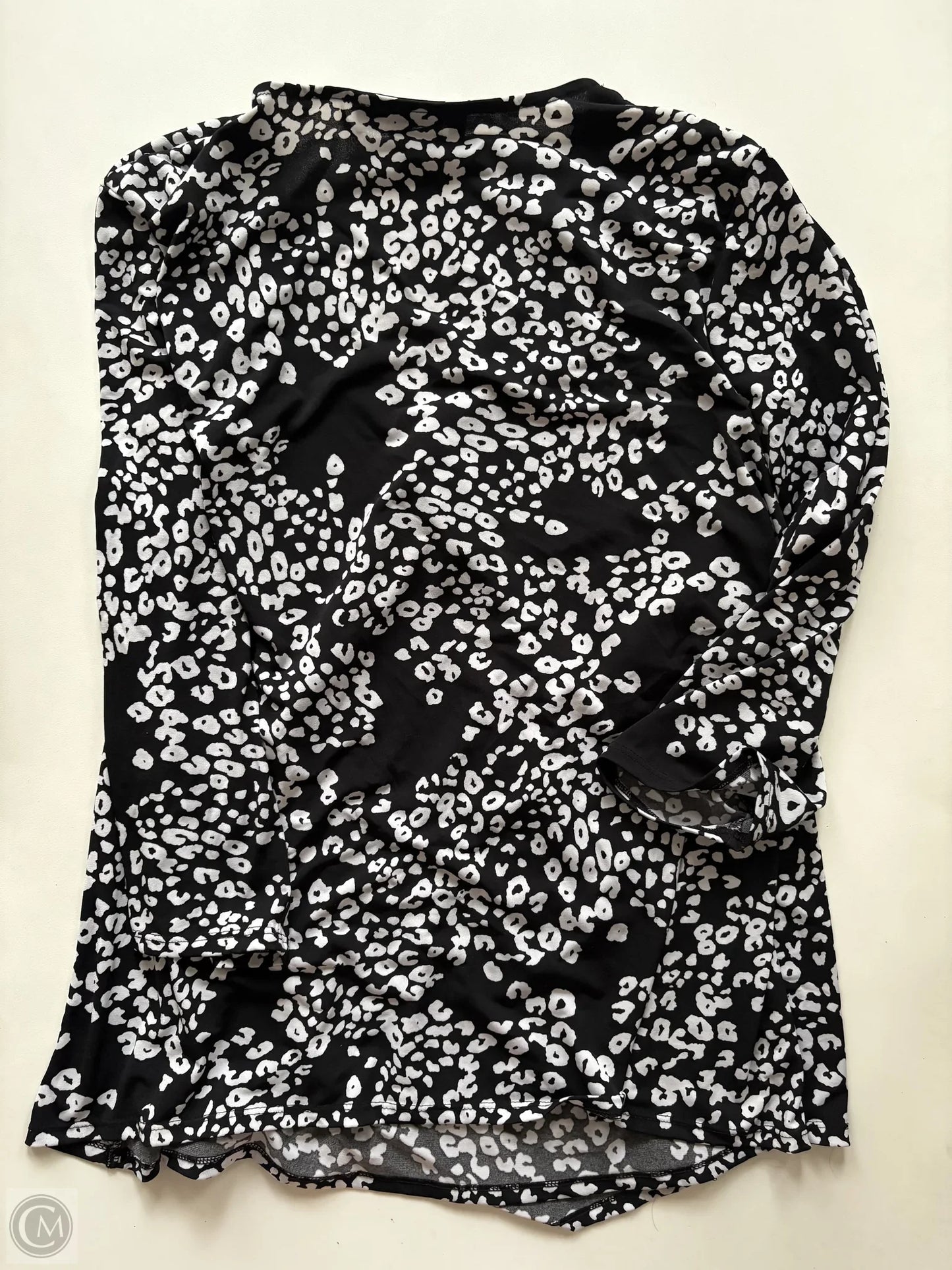 Top Long Sleeve By Jennifer Lopez In Animal Print, Size: 2x