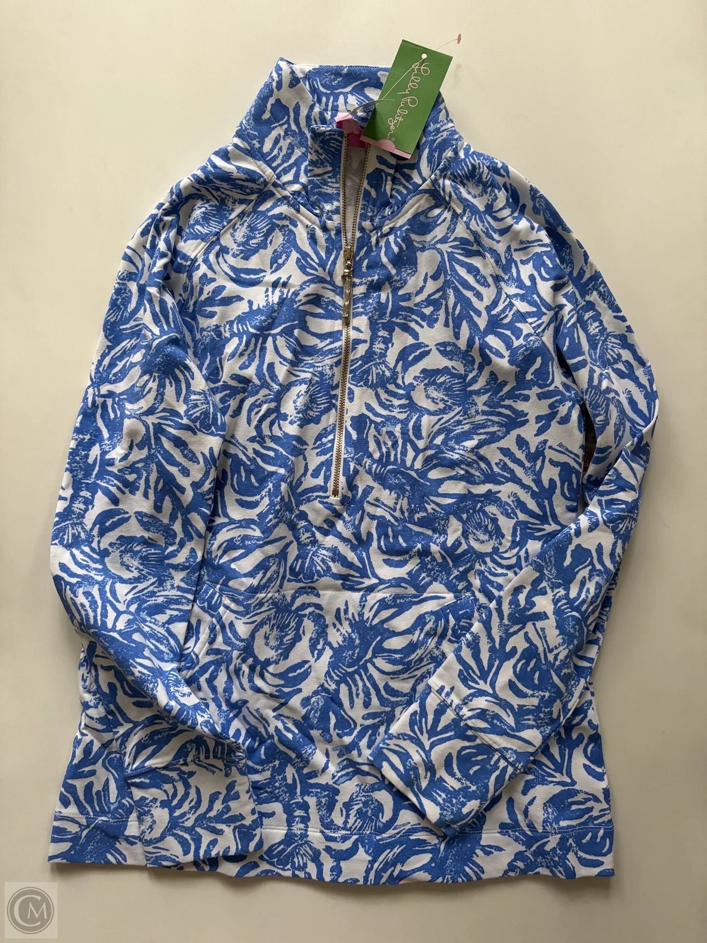 Athletic Jacket By Lilly Pulitzer In Blue, Size: Xs