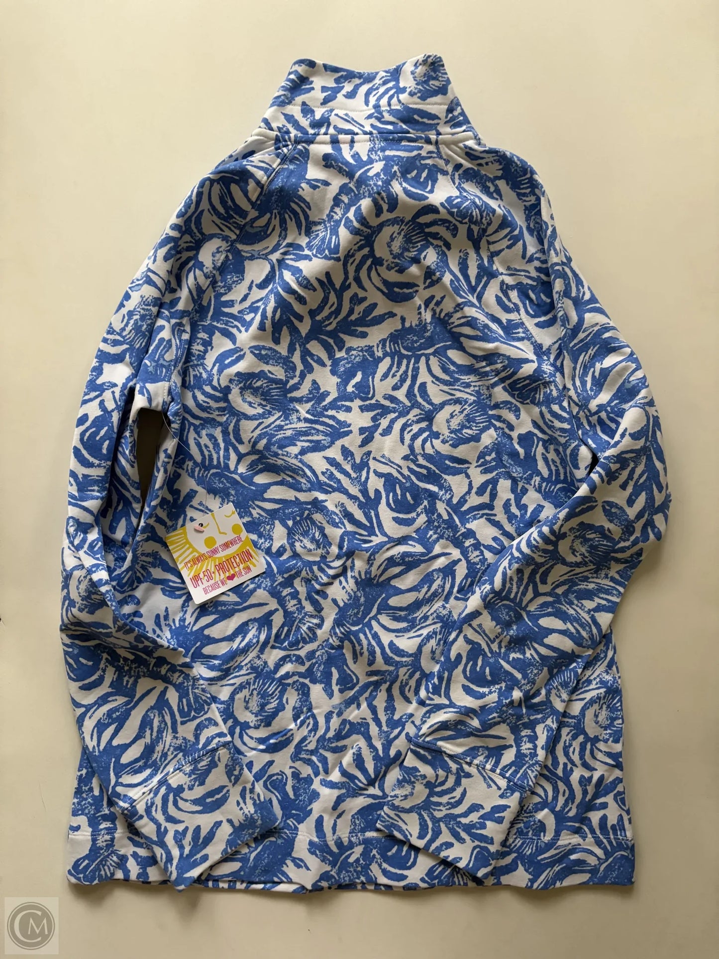 Athletic Jacket By Lilly Pulitzer In Blue, Size: Xs