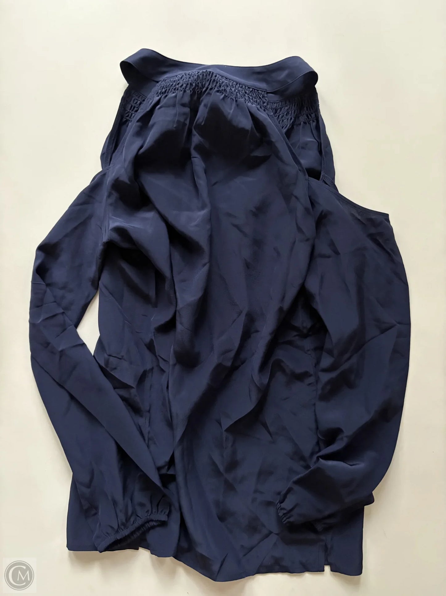 Blouse Long Sleeve By Lilly Pulitzer In Blue, Size: Xs