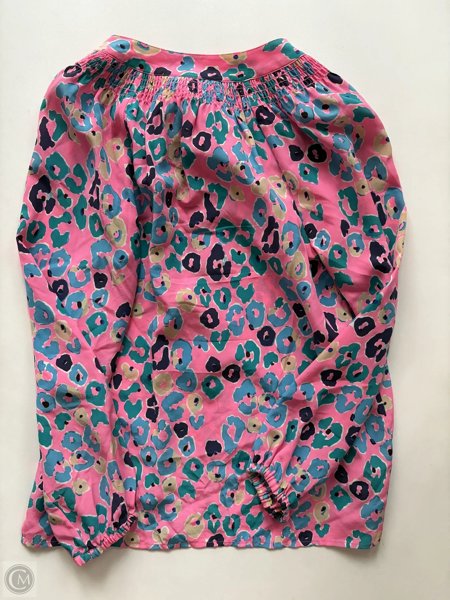 Blouse Long Sleeve By Lilly Pulitzer In Multi-colored, Size: Xs