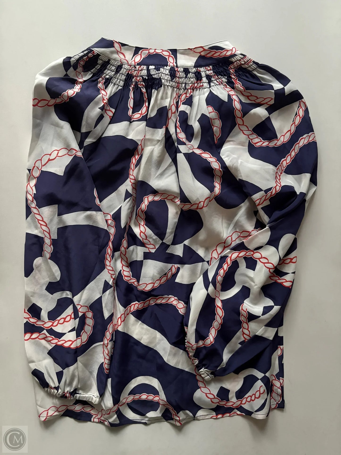 Blouse Long Sleeve By Lilly Pulitzer In Multi-colored, Size: Xs