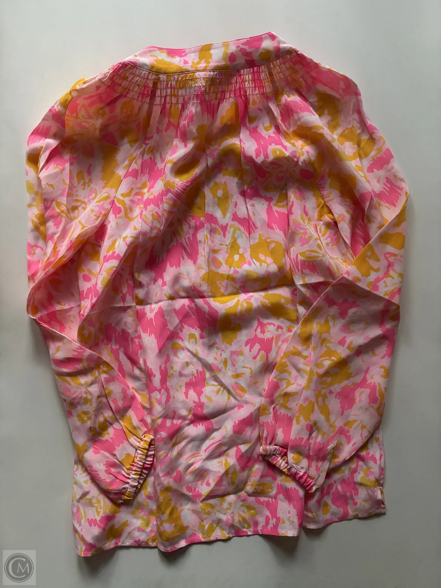 Blouse Long Sleeve By Lilly Pulitzer In Multi-colored, Size: Xs