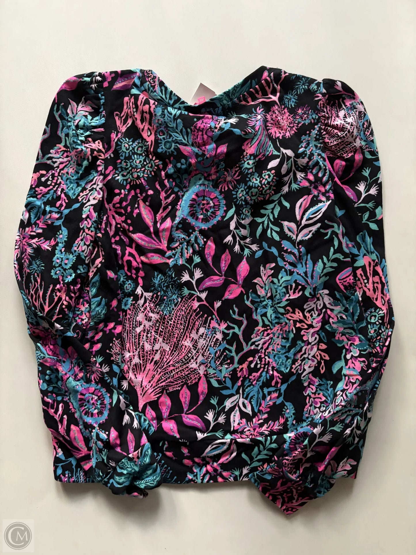 Top Long Sleeve Designer By Lilly Pulitzer In Multi-colored, Size: Xs