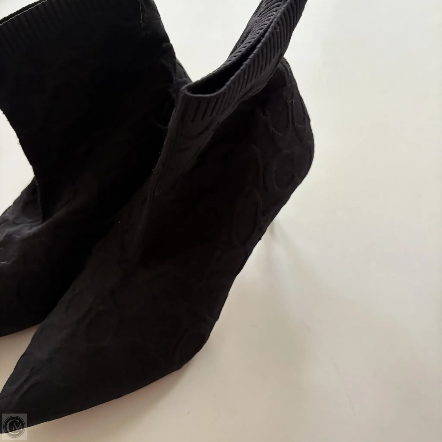 Boots Designer By Coach In Black, Size: 8.5
