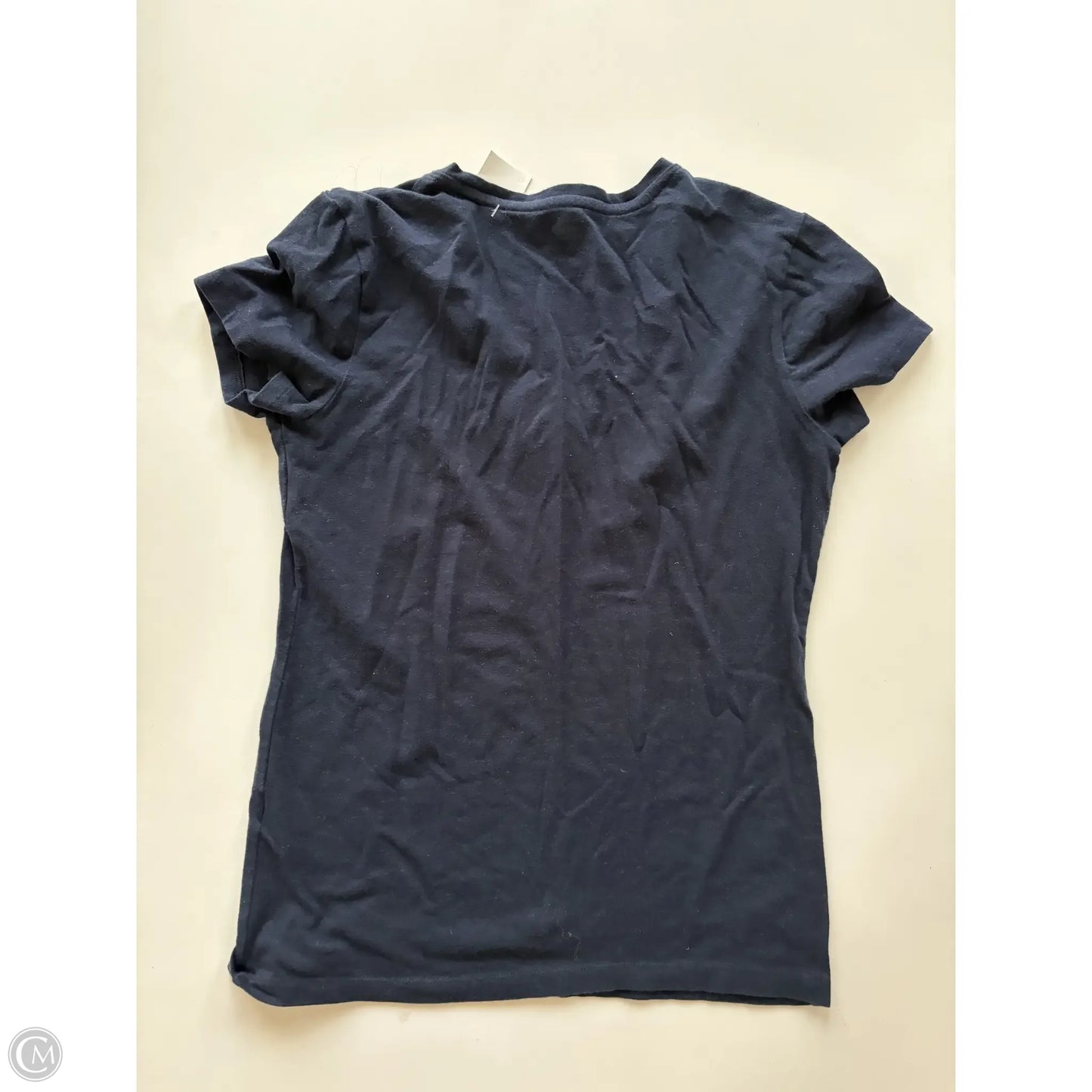 Top Short Sleeve By Banana Republic In Navy, Size: Xs