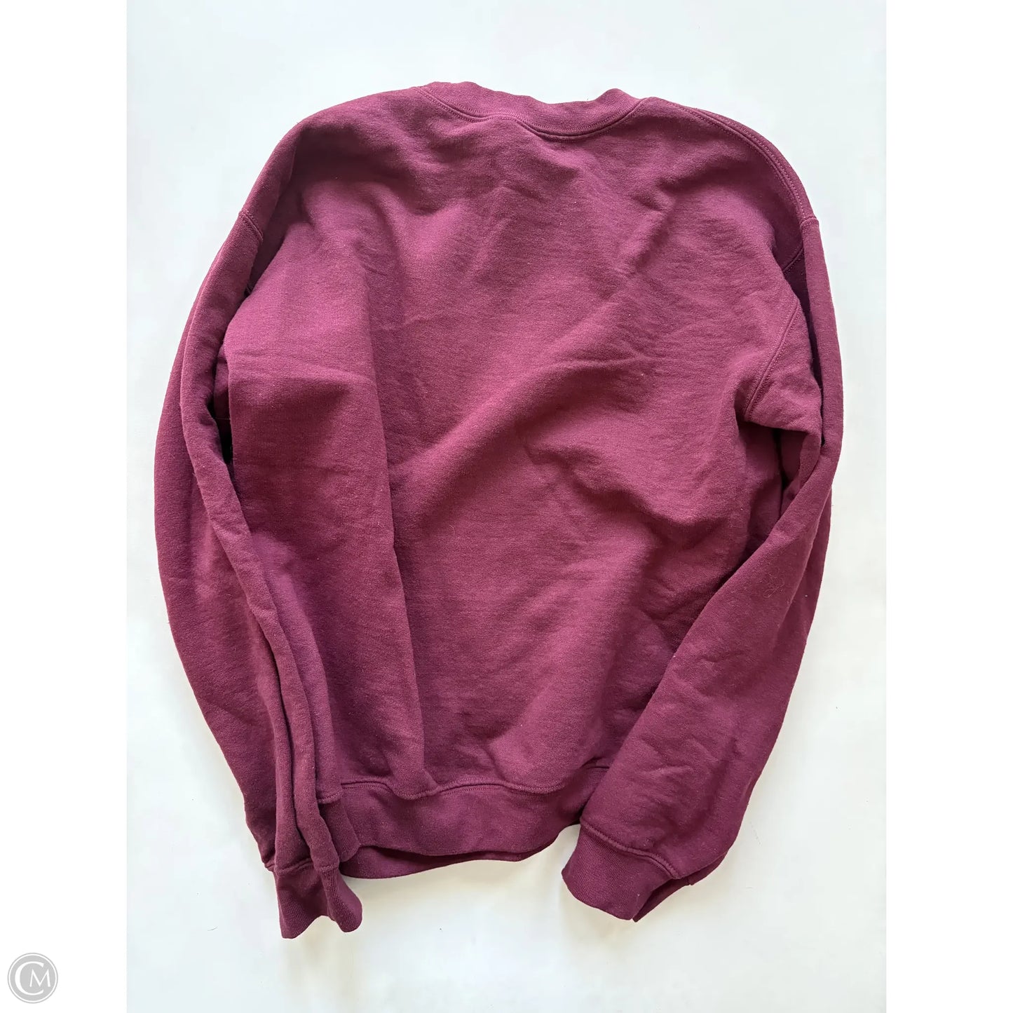 Sweatshirt Crewneck By Gildan In Maroon, Size: S
