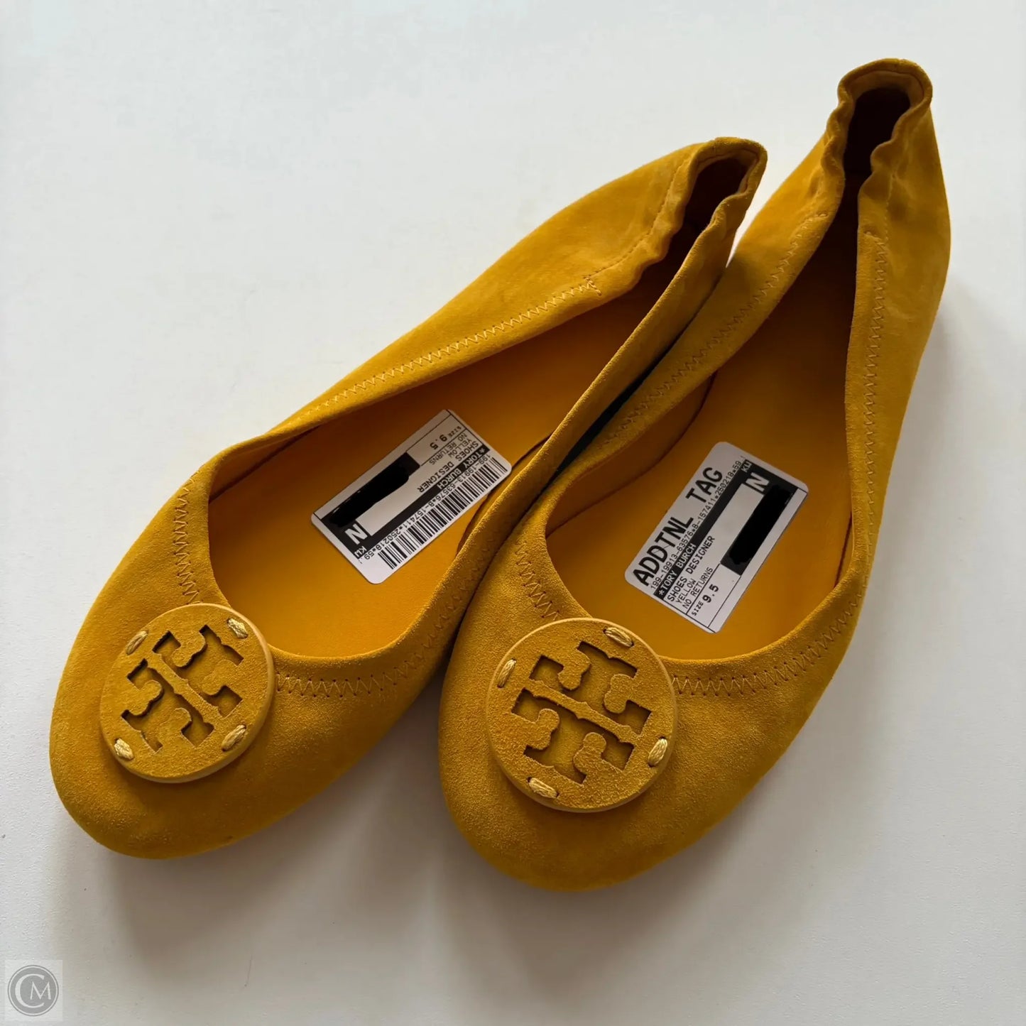 Shoes Designer By Tory Burch In Yellow, Size: 9.5