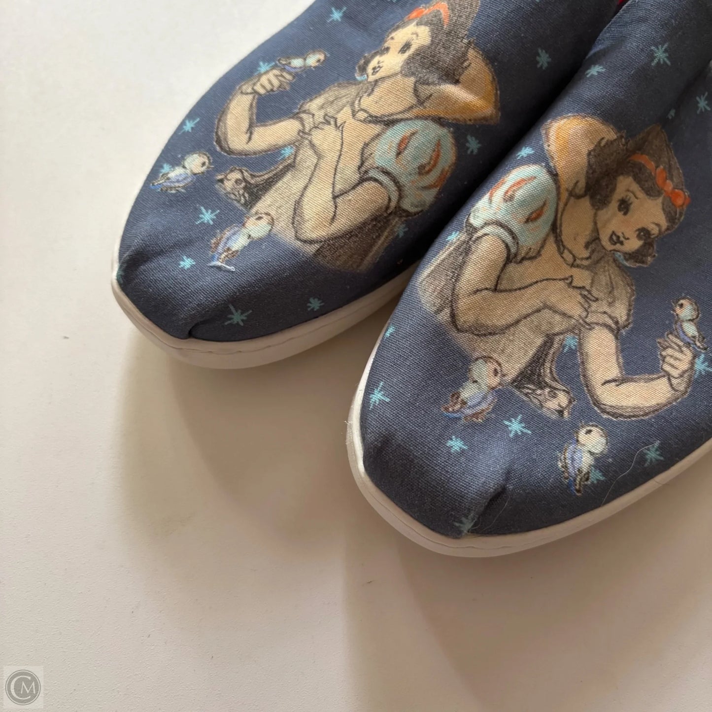 Shoes Flats By Toms In Blue, Size: 9
