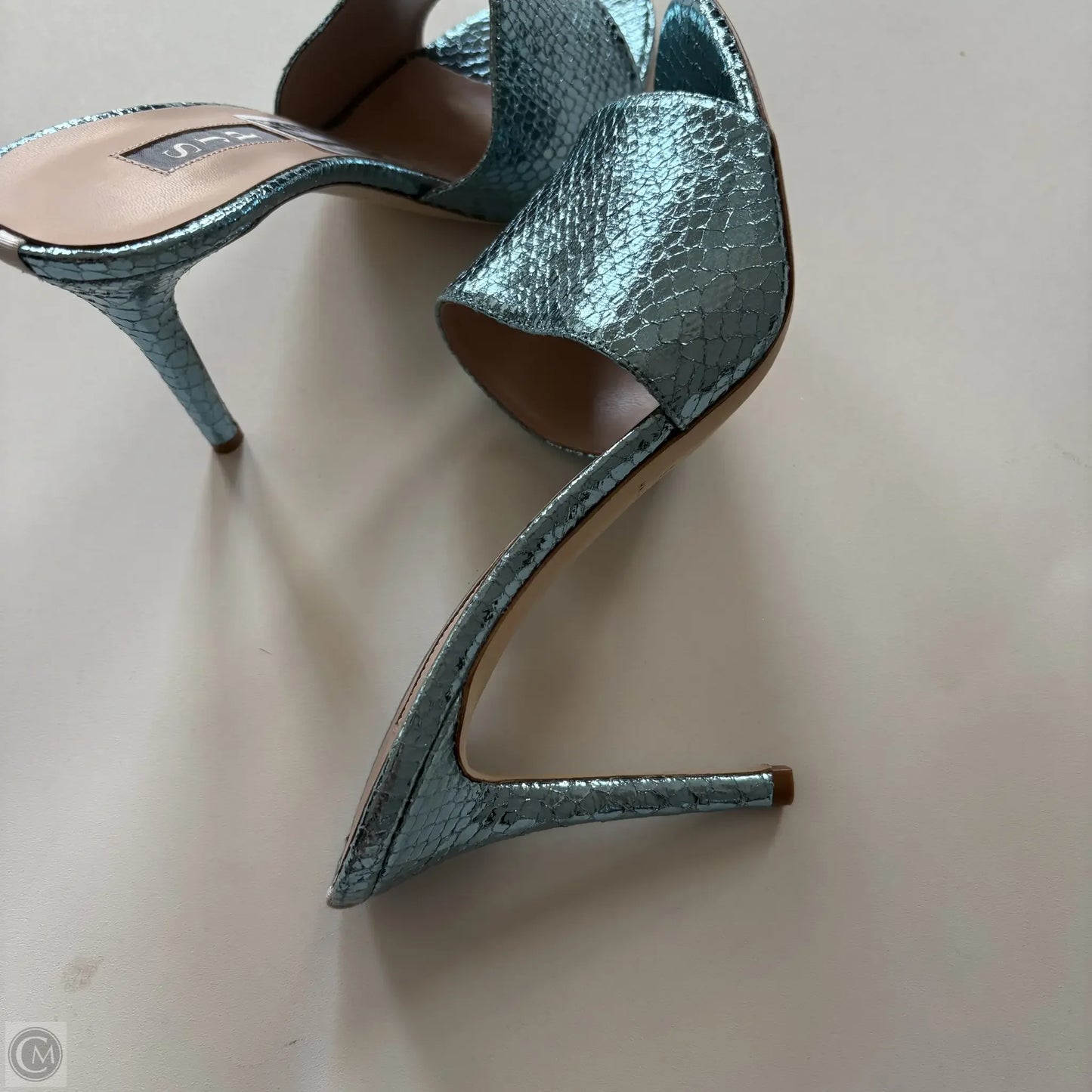 Shoes Heels Kitten By Cma In Blue, Size: 9.5