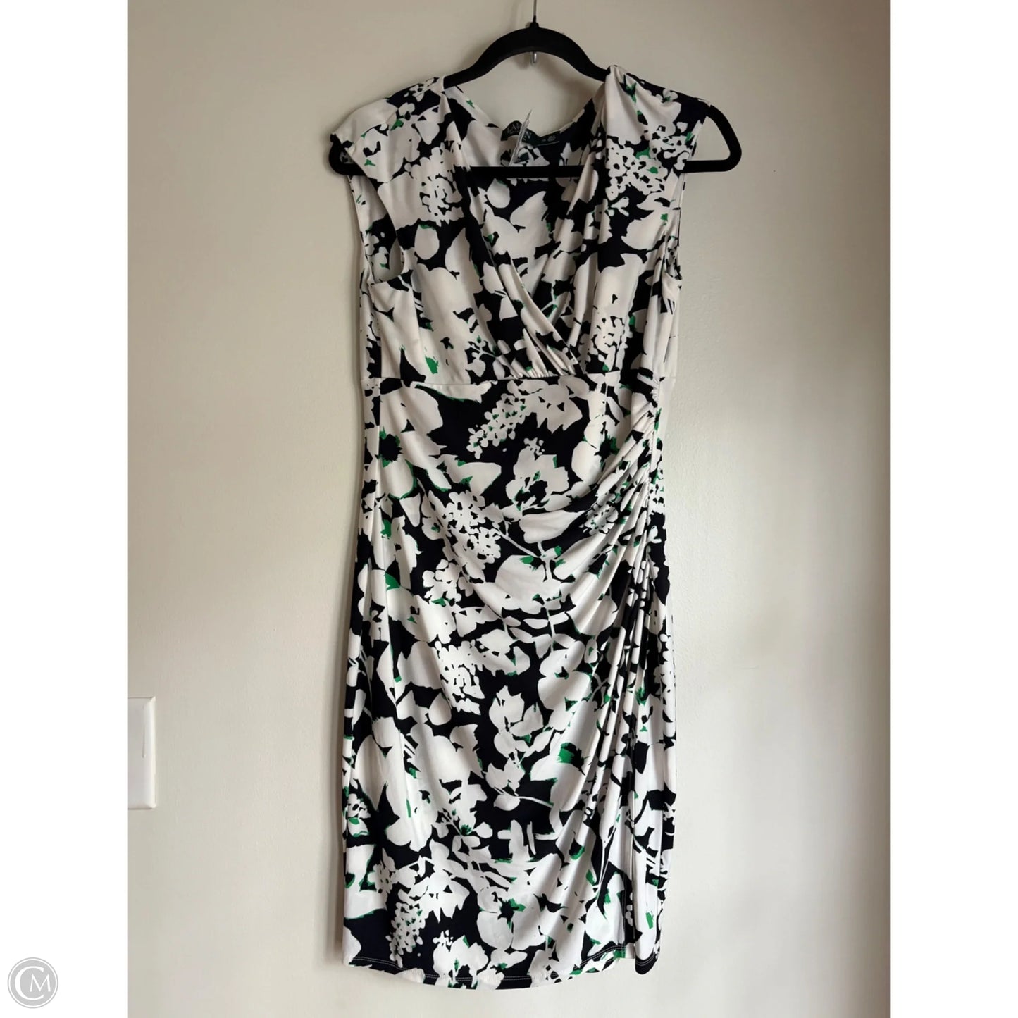 Dress Work By Lauren By Ralph Lauren In Floral Print, Size: M