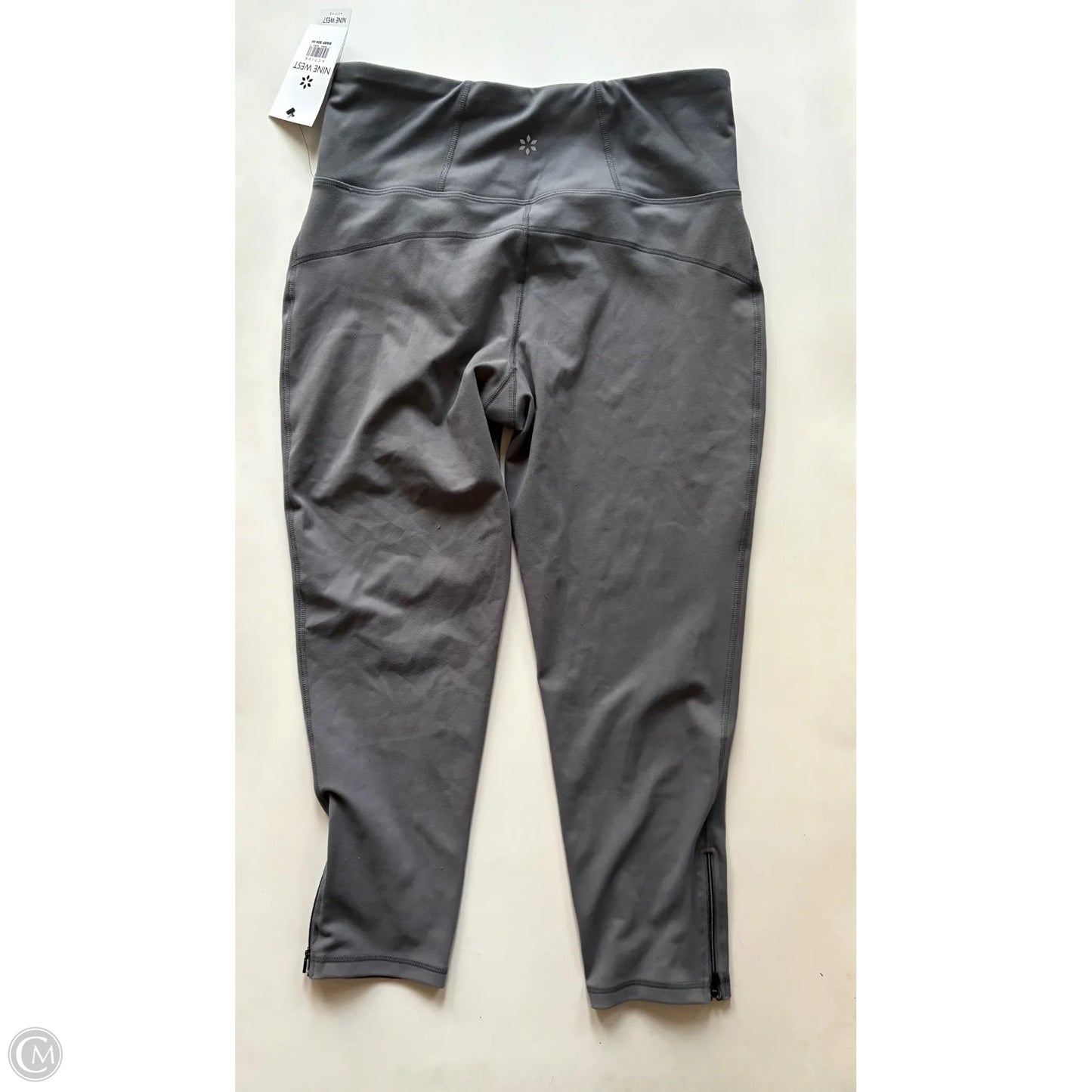 Athletic Pants By Nine West Apparel In Grey, Size: 1x