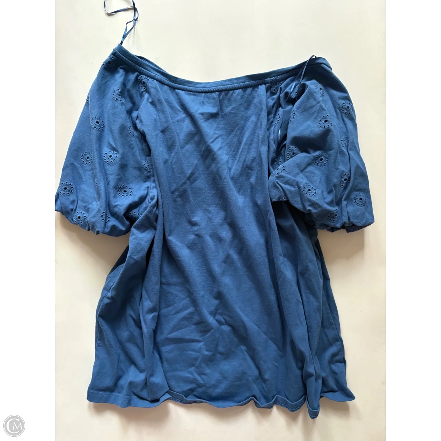 Top Short Sleeve By Crown And Ivy In Blue, Size: 2x
