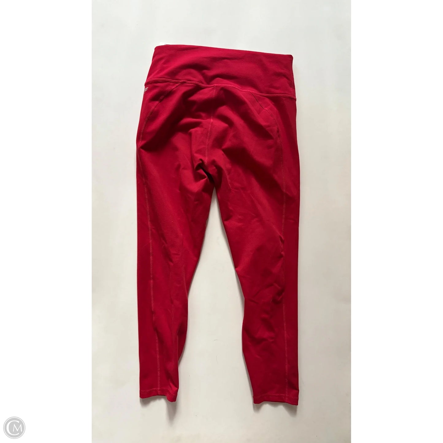 Athletic Leggings By Fabletics In Red, Size: M