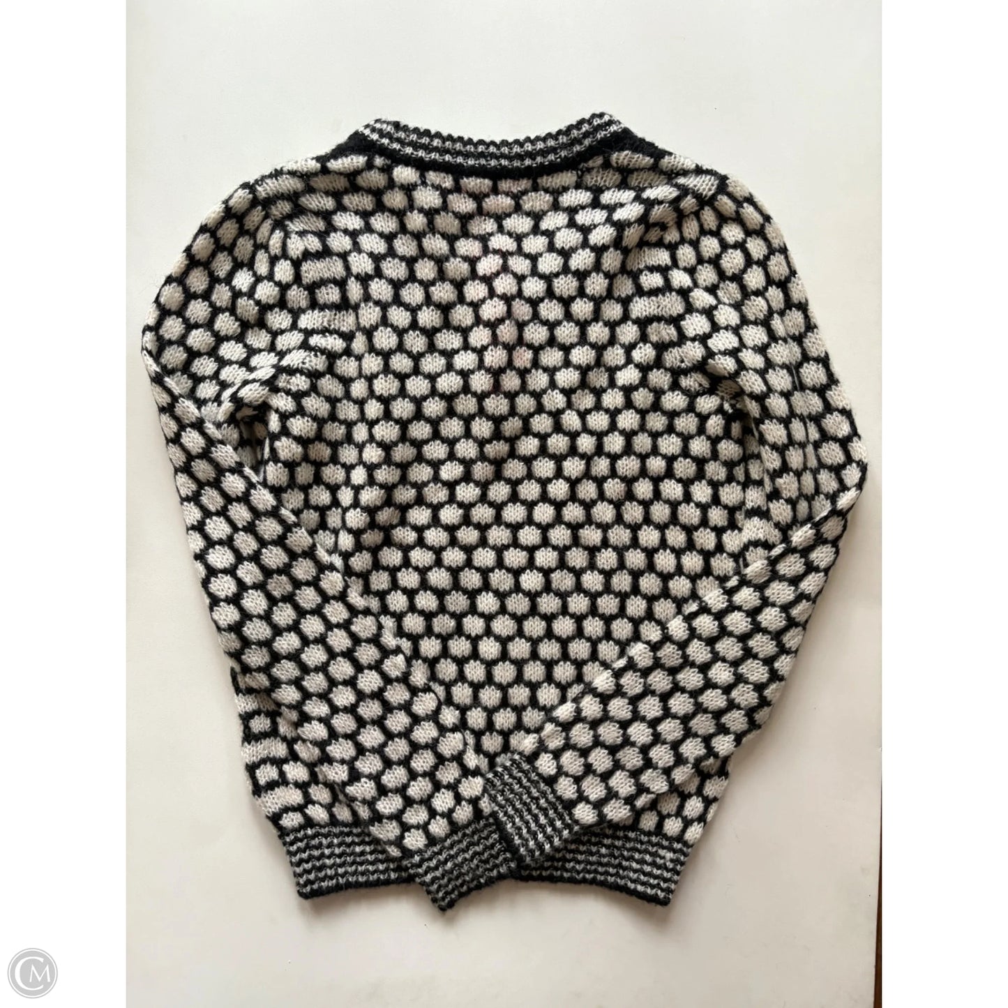 Sweater Designer By Lilly Pulitzer In Black & White, Size: Xs