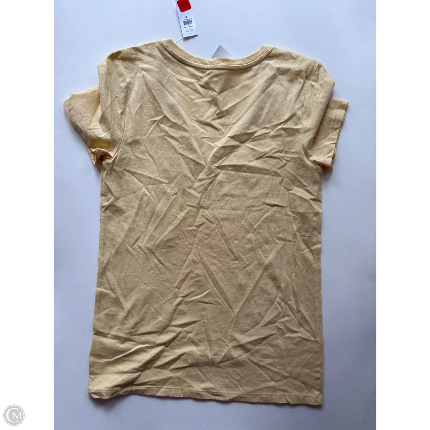 Top Short Sleeve By Gap In Yellow, Size: S