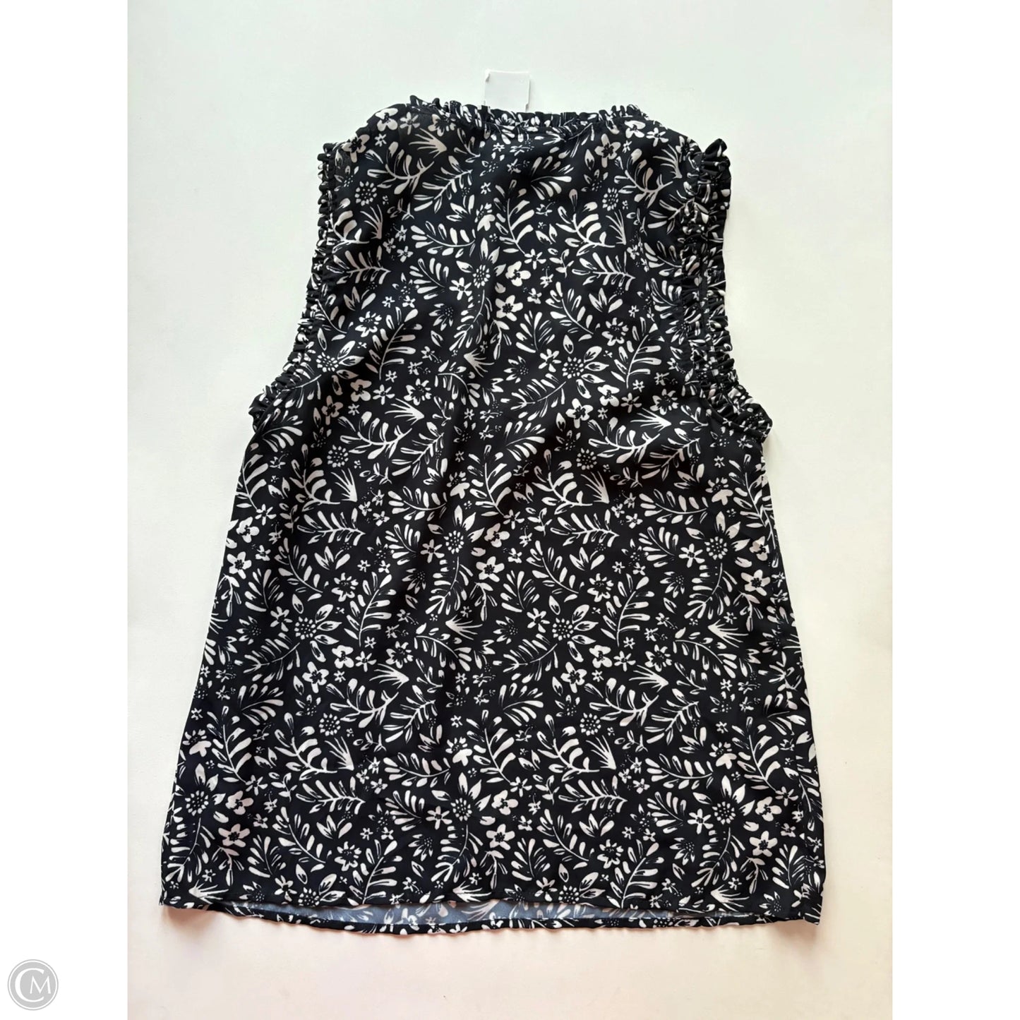 Blouse Short Sleeve By Modcloth In Black, Size: S