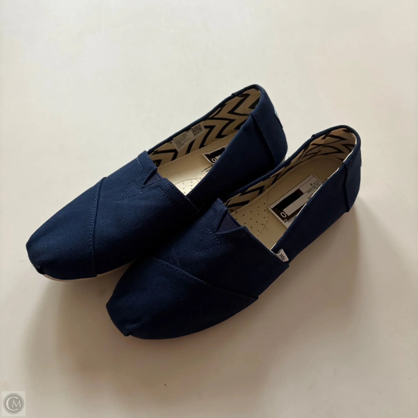 Shoes Flats By Toms In Blue, Size: 8