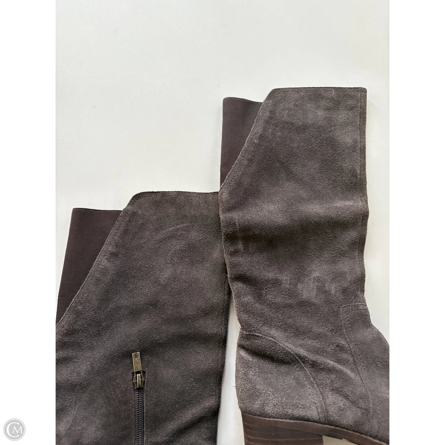 Boots Ankle Heels By Lucky Brand In Brown, Size: 8