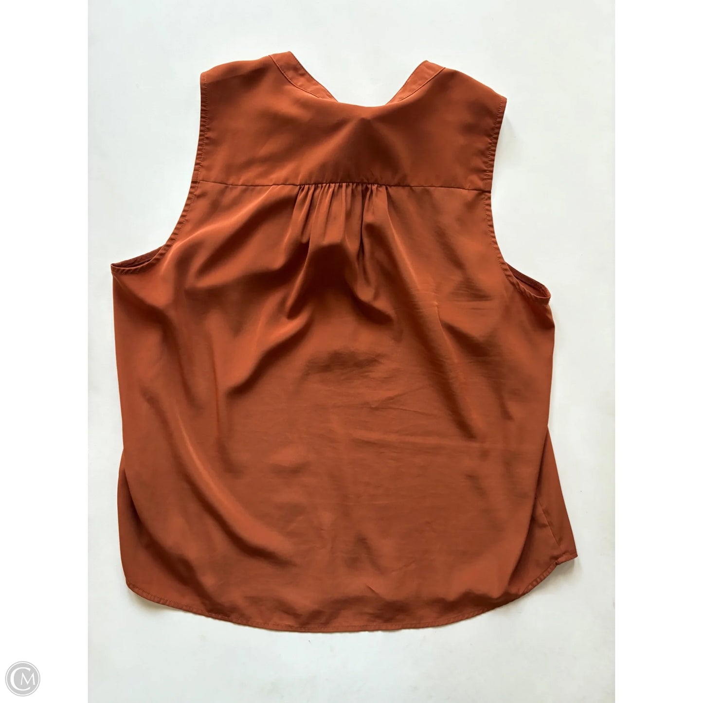 Blouse Sleeveless By J. Crew In Brown, Size: M